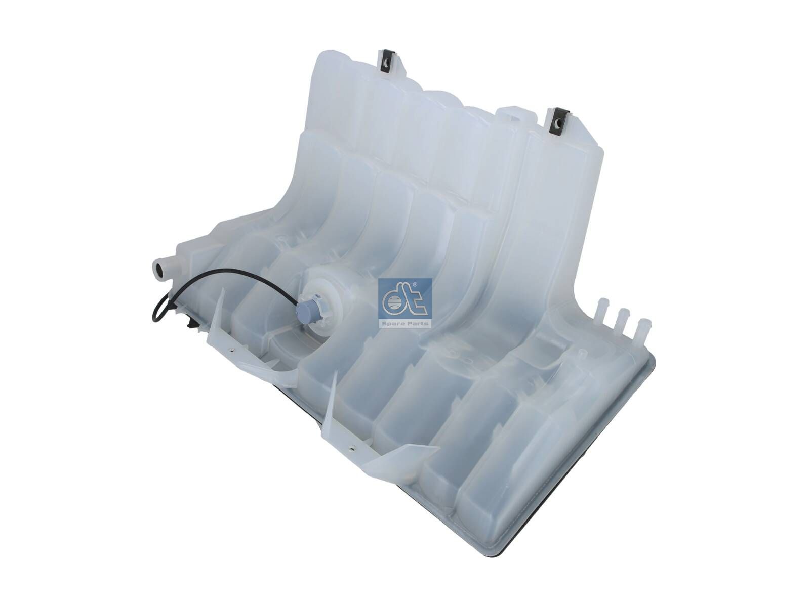 DT Spare Parts 5.45271 Expansion tank, with caps, with sensor, L: 594 mm, W: 382 mm, T: 293 mm