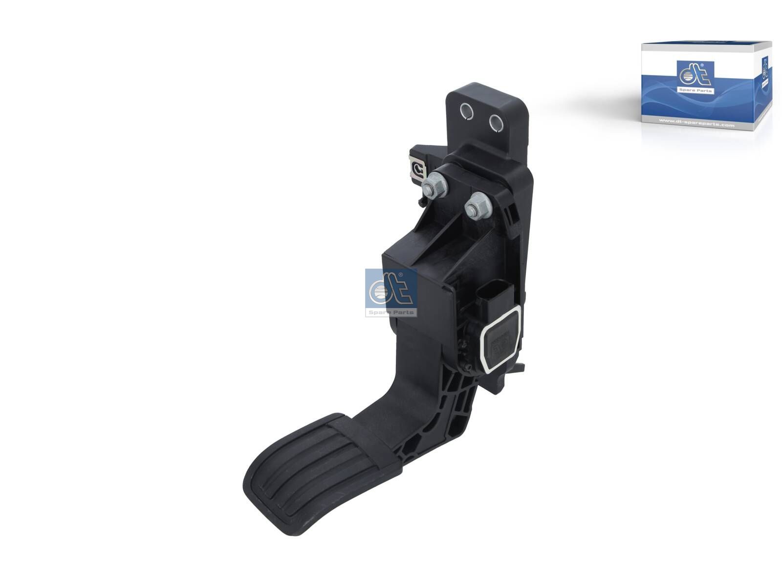 DT Spare Parts 5.46027 Accelerator pedal, with sensor and adapter plate, 7 poles