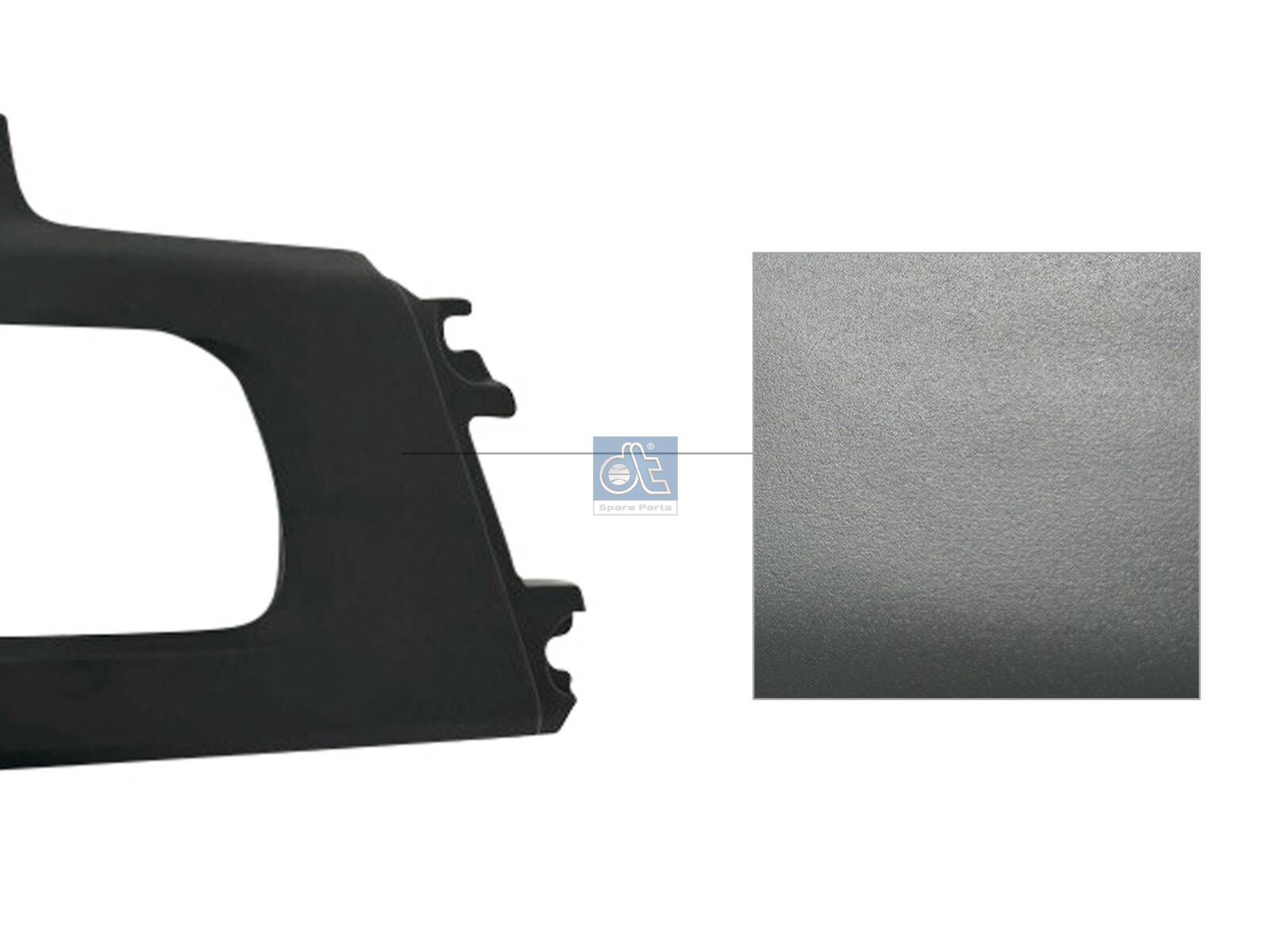 DT Spare Parts 5.64161 Lamp cover, right