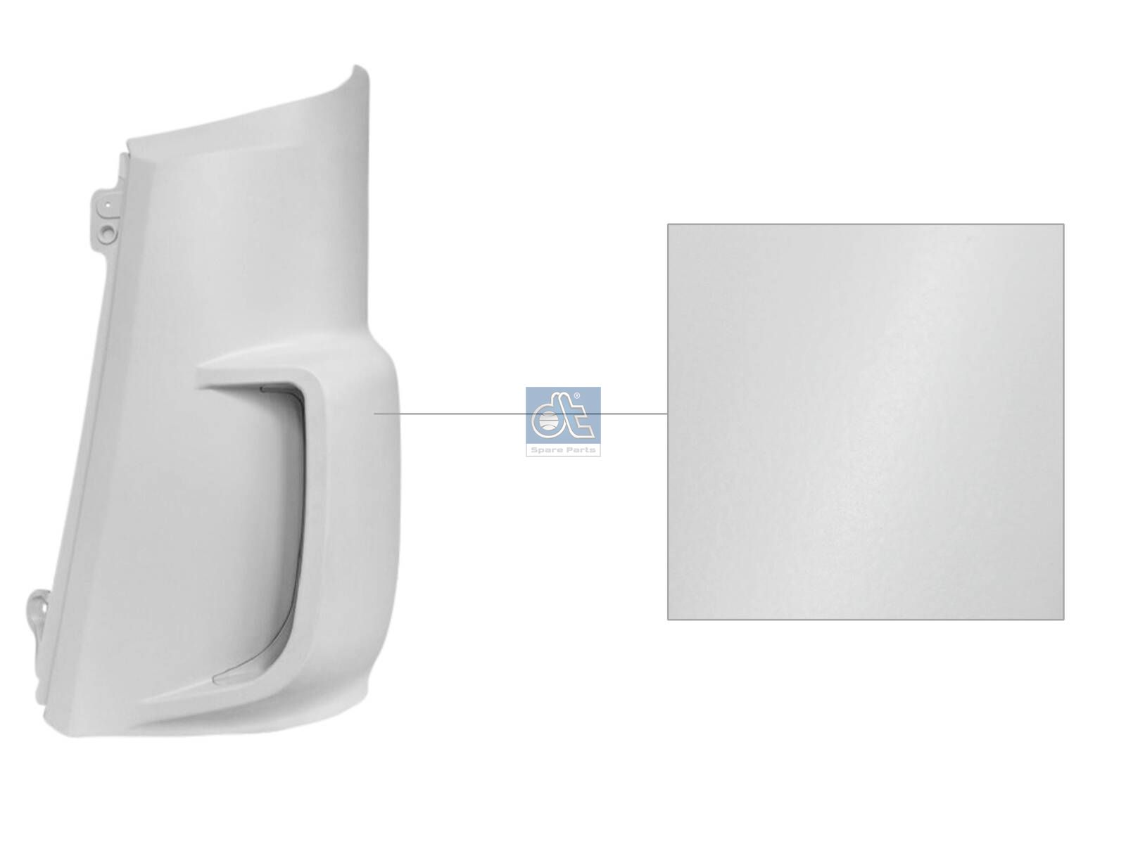 DT Spare Parts 5.64188 Cabin corner, left