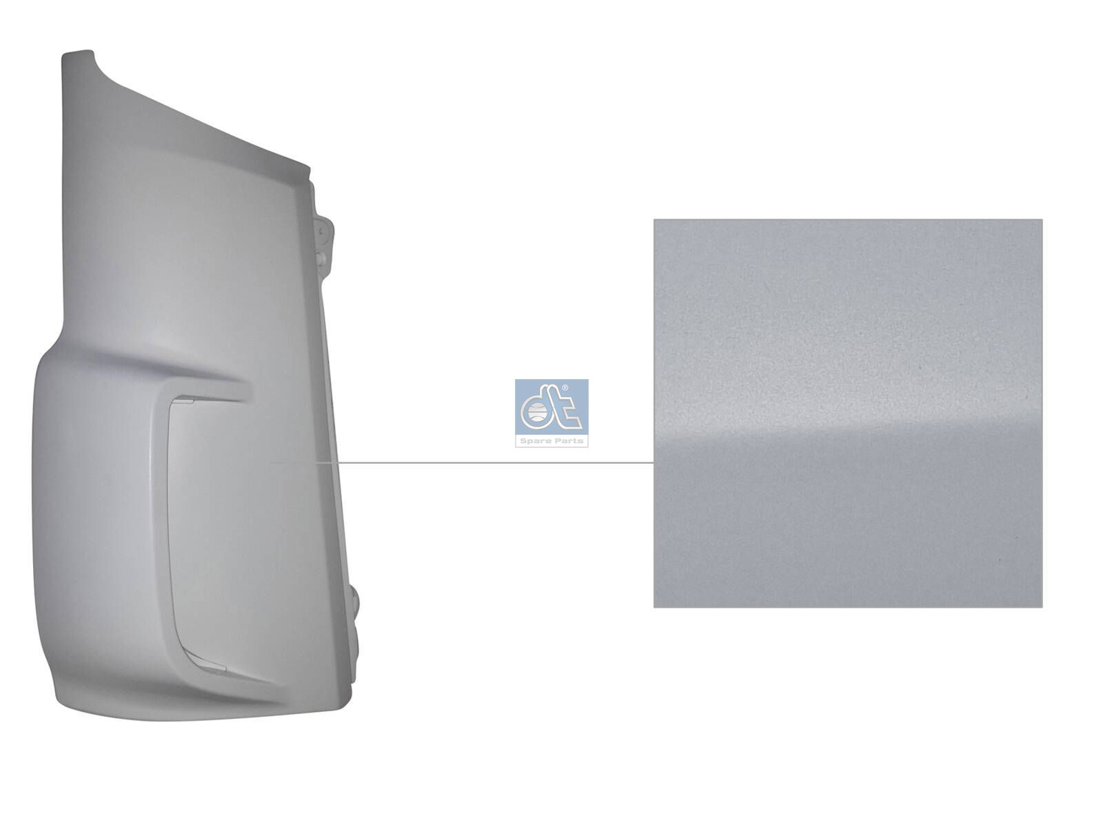 DT Spare Parts 5.64189 Cabin corner, right