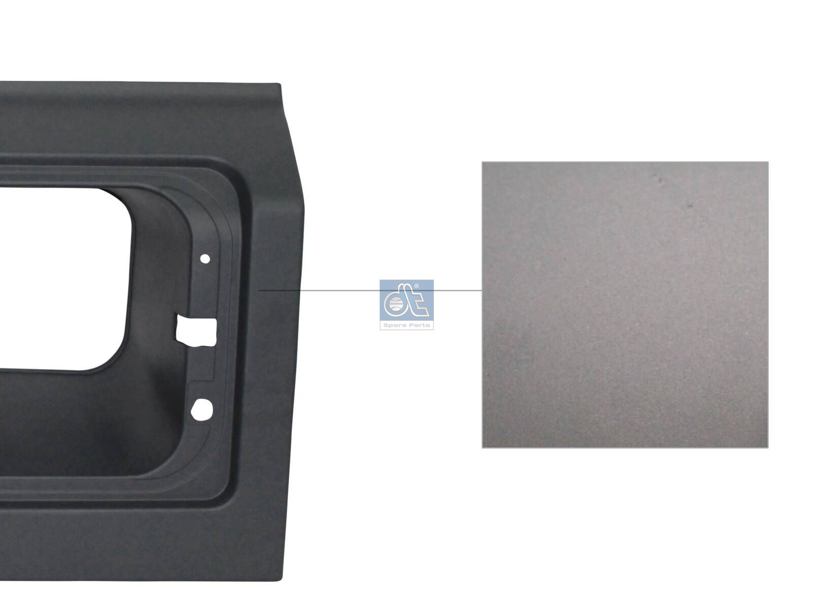 DT Spare Parts 5.64340 Cover, glove compartment, left