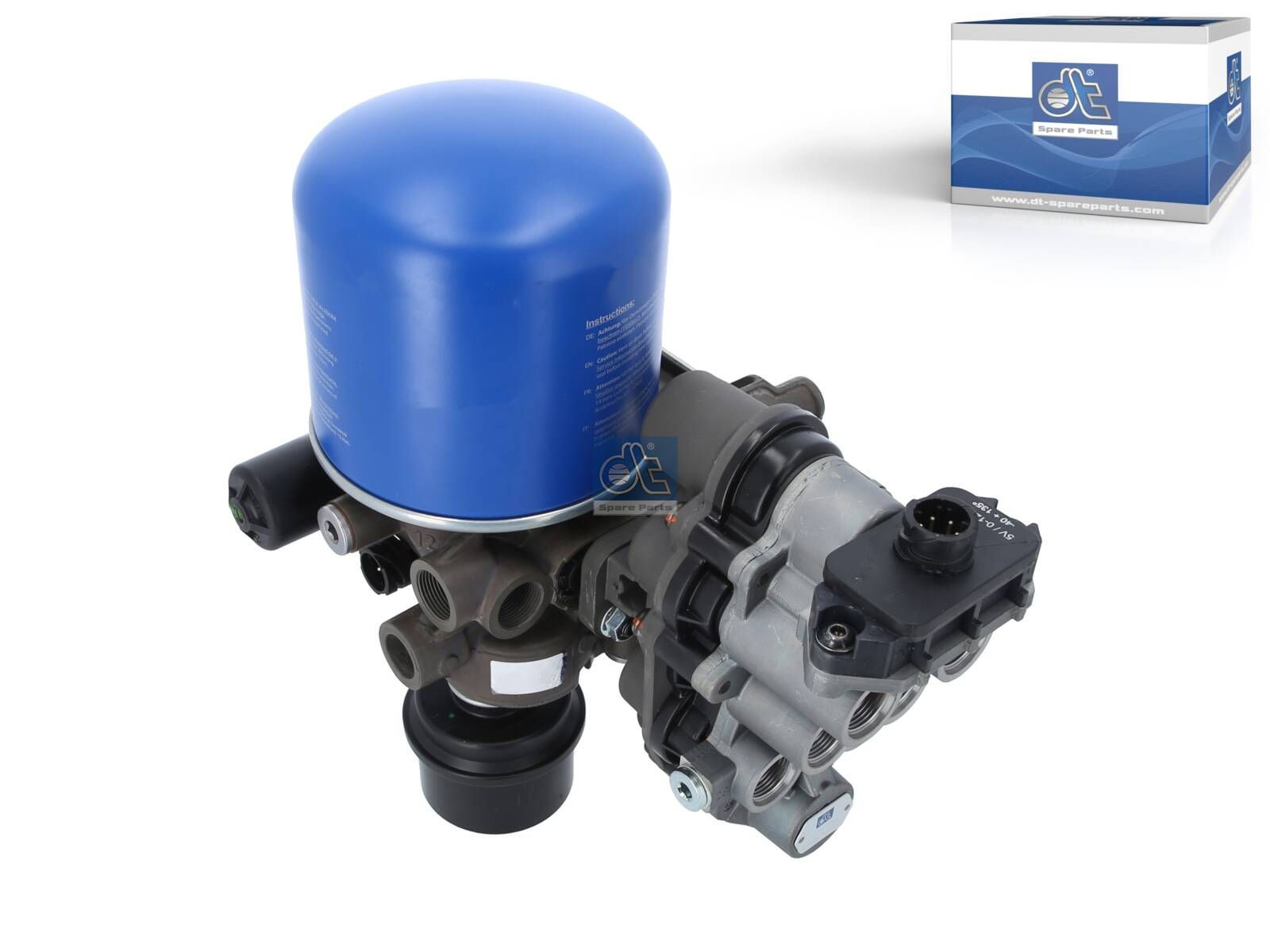 DT Spare Parts 5.70046 Air dryer, complete with valve