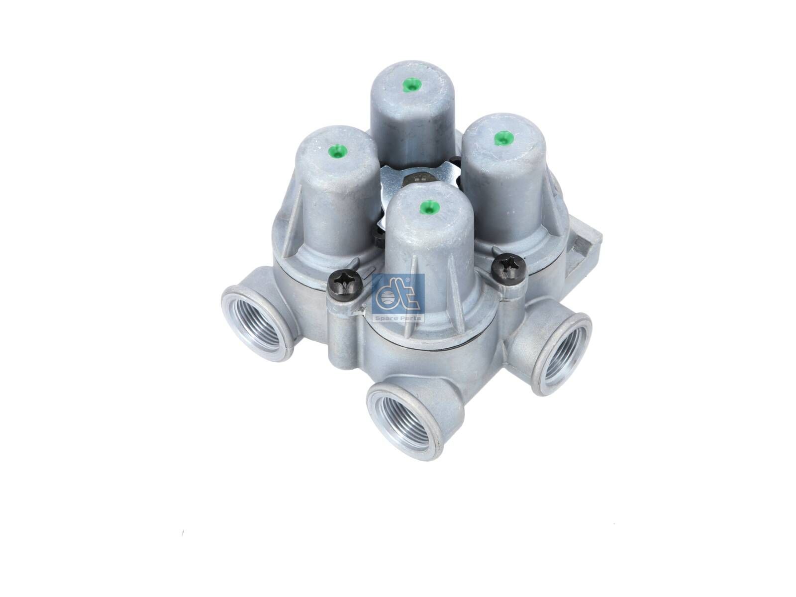 DT Spare Parts 5.70175 4-circuit-protection valve, M22 x 1,5, max. 20 bar, Po21: 6.5 bar, Po22: 6.5 bar, Po23: 7.3 bar, Po24: 6.5 bar, Pc21: 4.5 bar, Pc22: 4.5 bar, Pc23: 4.5 bar, Pc24: 4.5 bar
