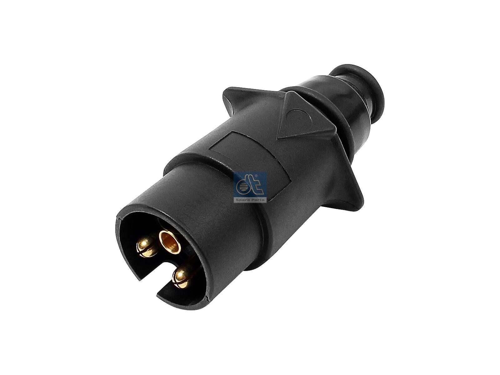 DT Spare Parts 5.77012 Plug, plastic, 6-24 V, 3 poles