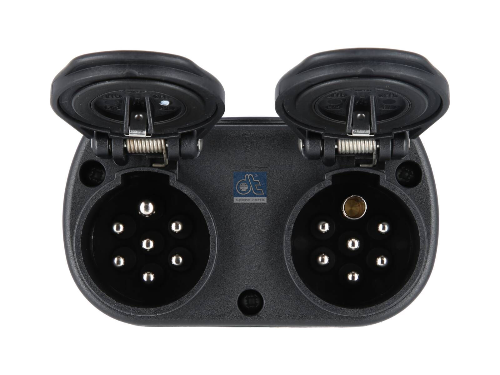 DT Spare Parts 5.77060 Adapter, electrical coil, 7 poles, ISO 1185/N, 7 poles, ISO 3731/S, 15 poles, ISO 12098