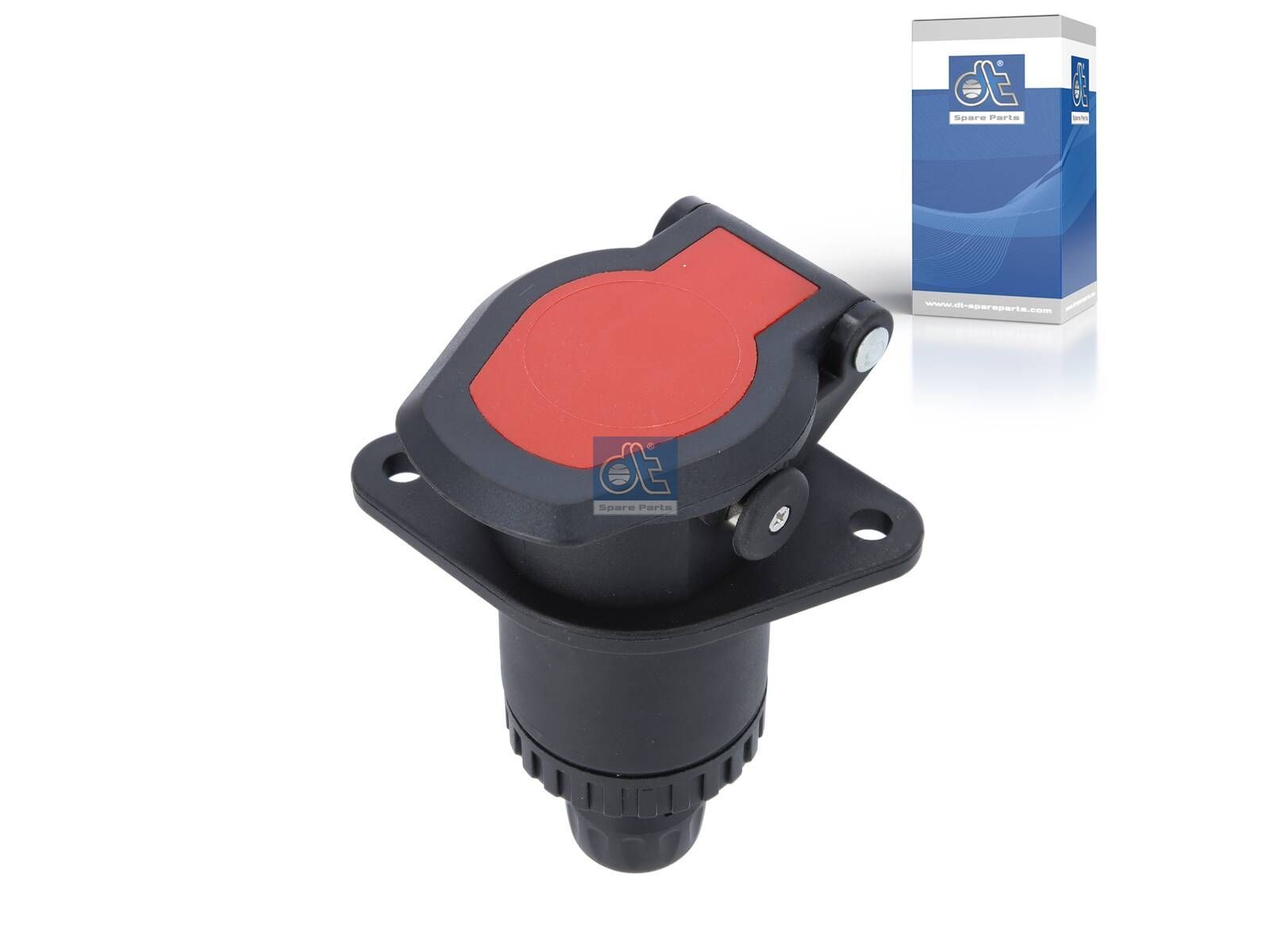 DT Spare Parts 5.77078 Socket, screw connection, 24 V, ISO 12098, 15 poles