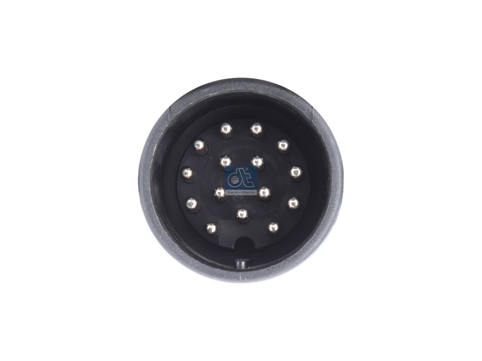 DT Spare Parts 5.77078 Socket, screw connection, 24 V, ISO 12098, 15 poles