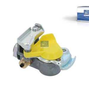 DT Spare Parts 5.77181 Palm coupling, yellow lid, M16 x 1,5, 8.5 bar