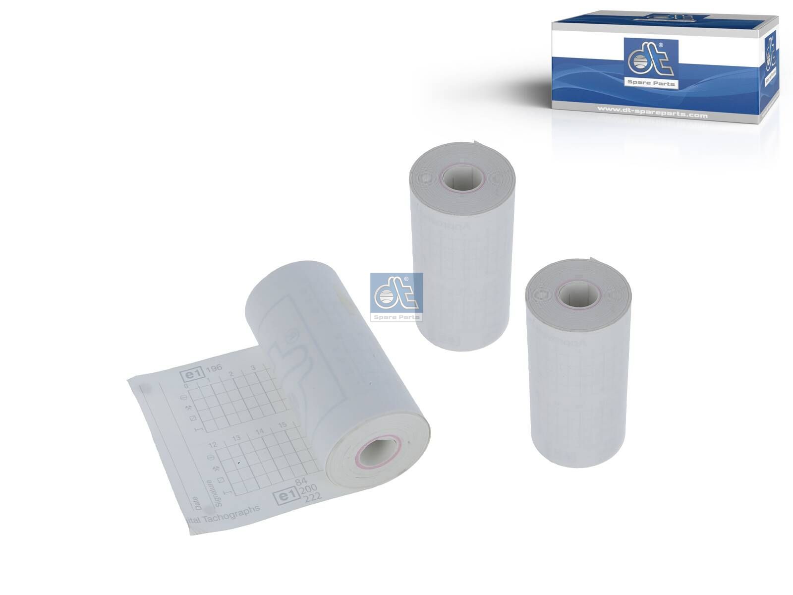 DT Spare Parts 5.80405 Paper roll set, digital tachograph, 3 rolls