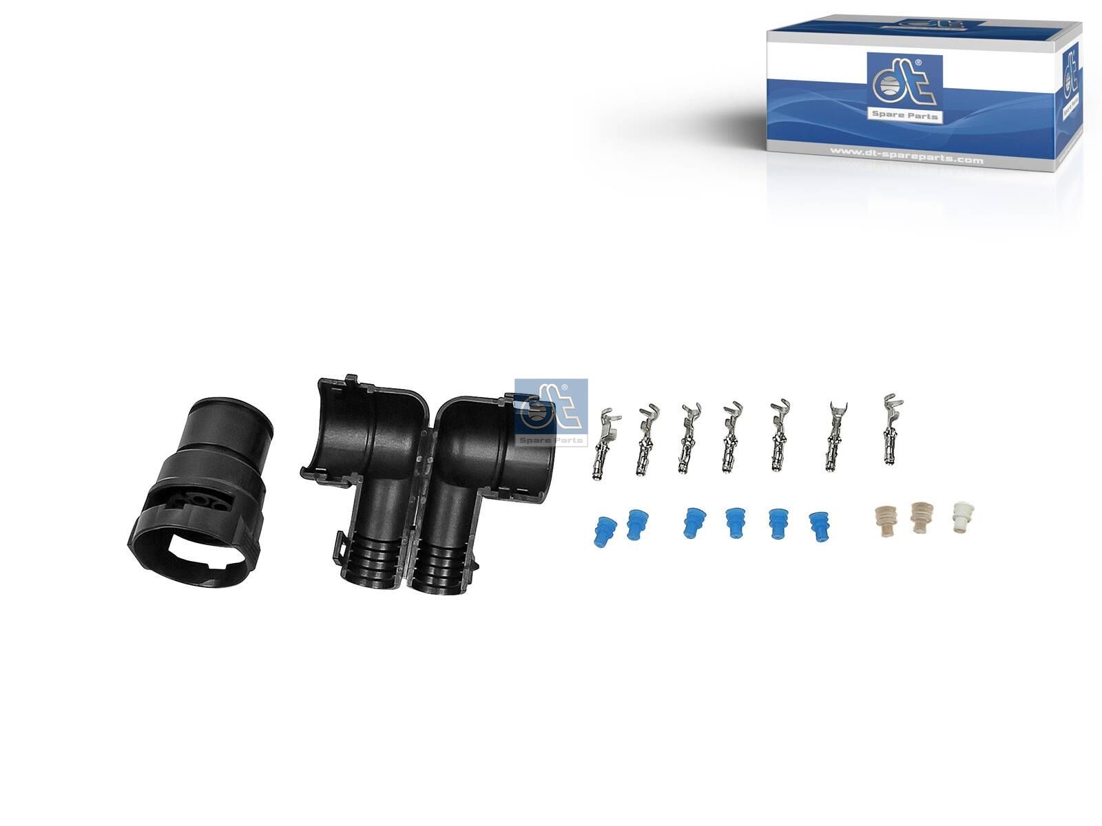 DT Spare Parts 5.98021 Repair kit, plug, α: 90 °, 8 poles