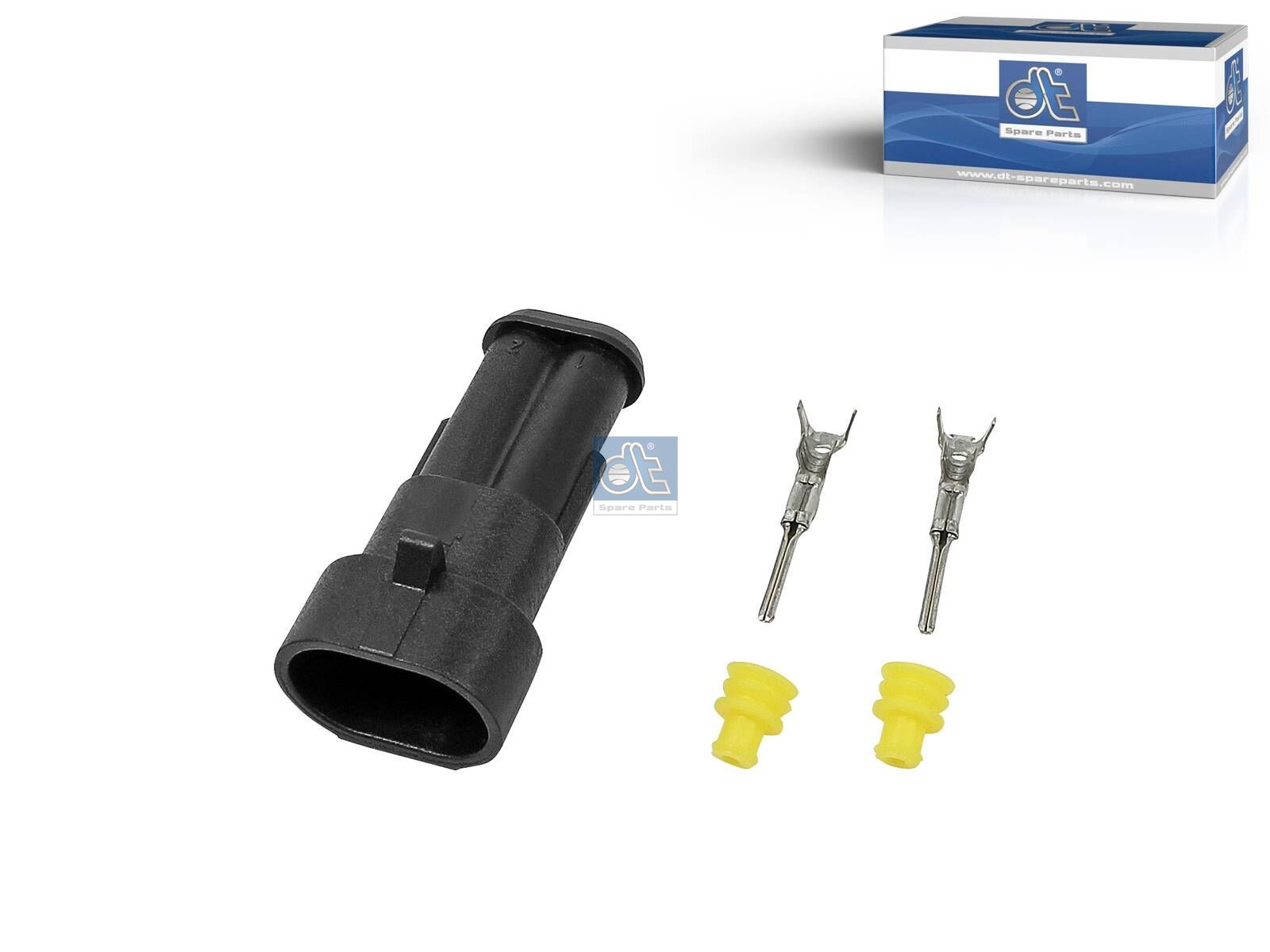 DT Spare Parts 5.98032 Repair kit, plug, 2 poles