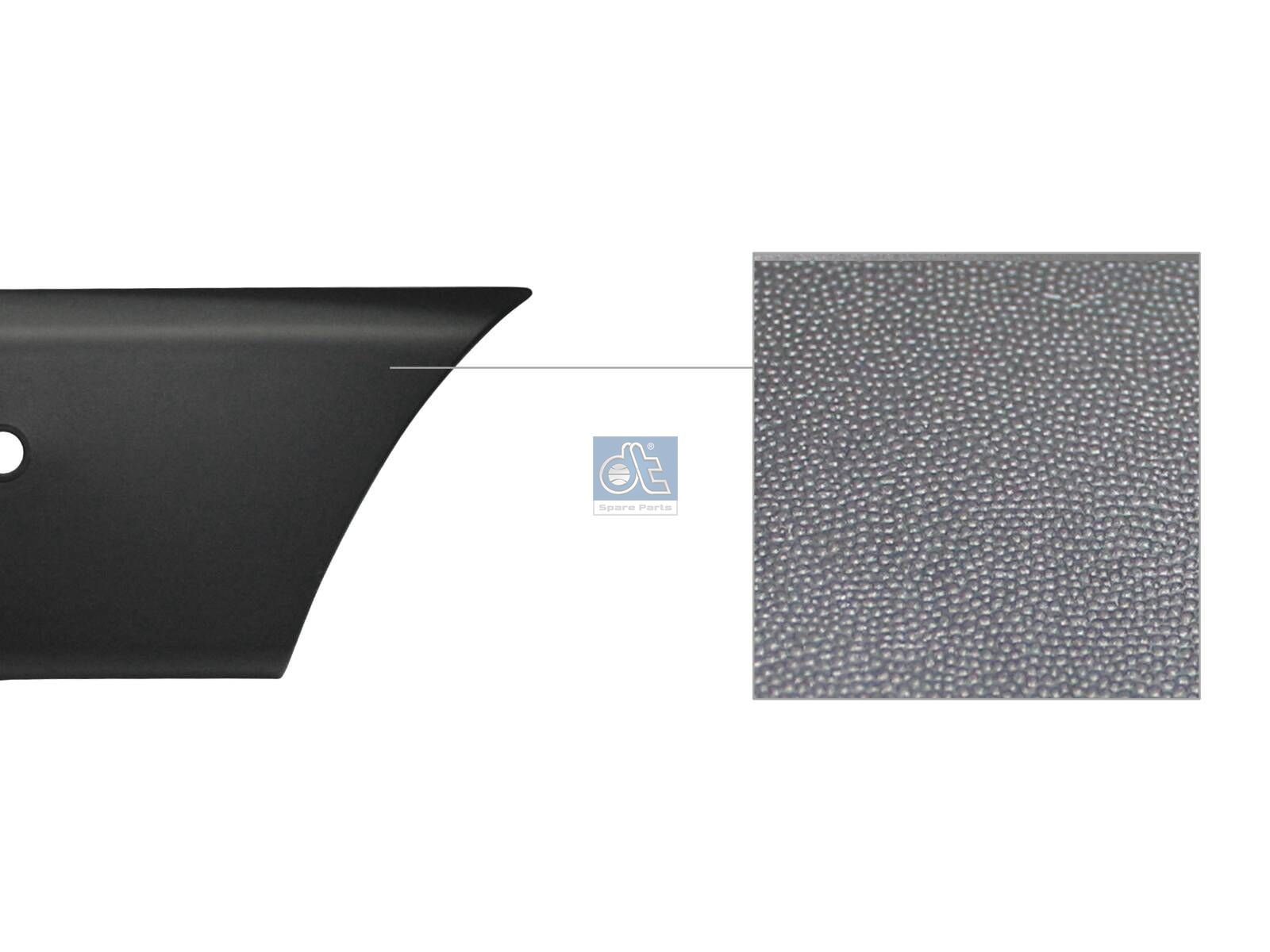 DT Spare Parts 6.00005 Cover moulding, lateral, left