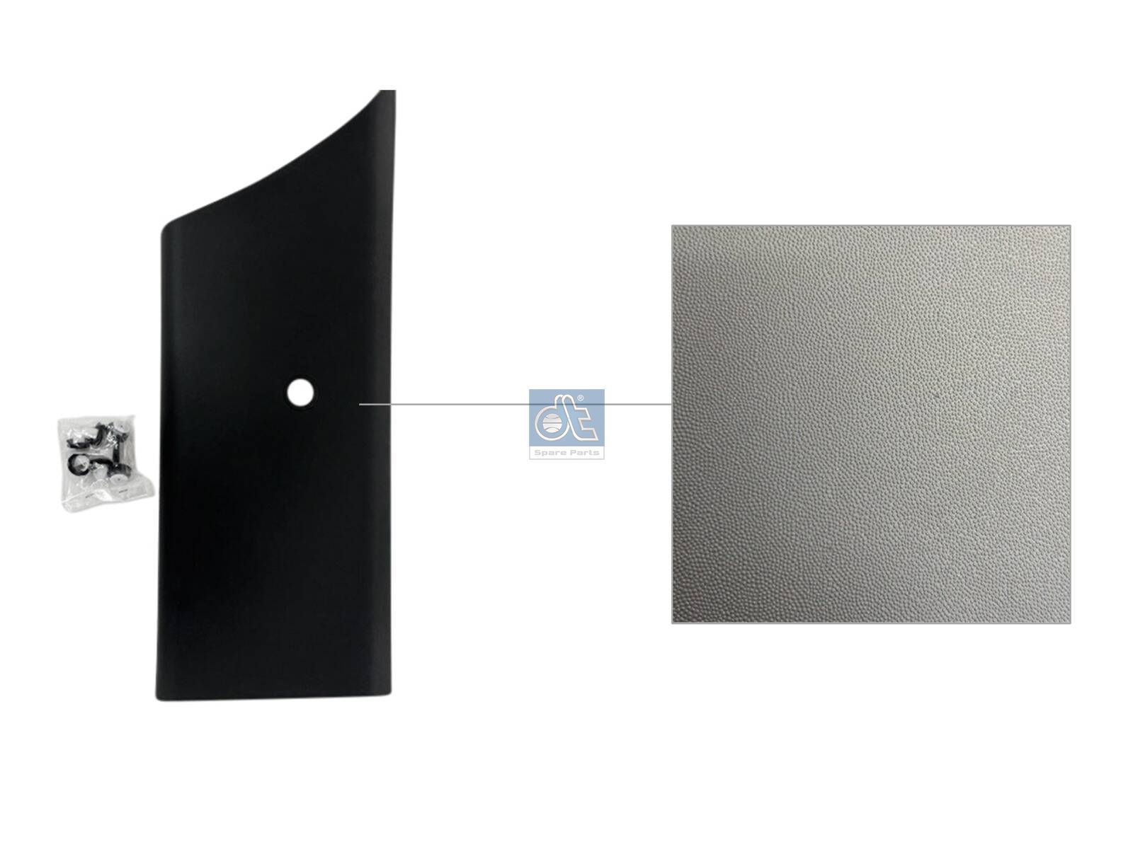 DT Spare Parts 6.00006 Cover moulding, lateral, right