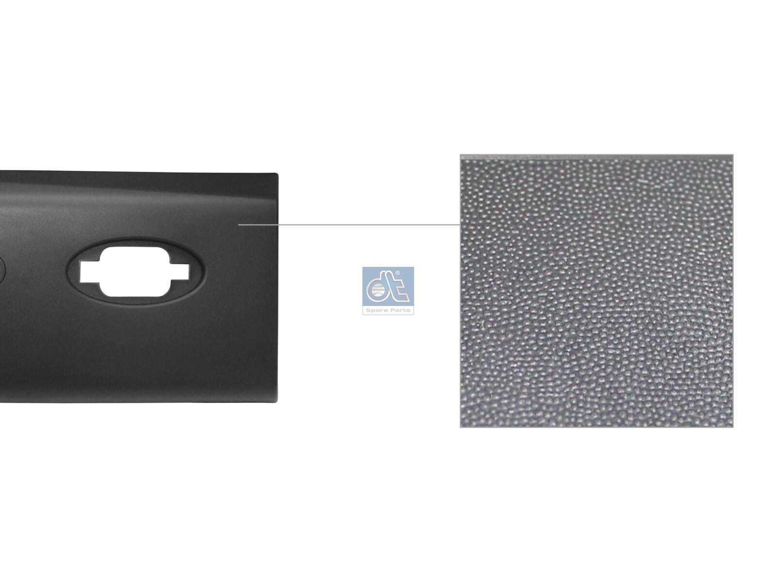 DT Spare Parts 6.00008 Cover moulding, lateral, right