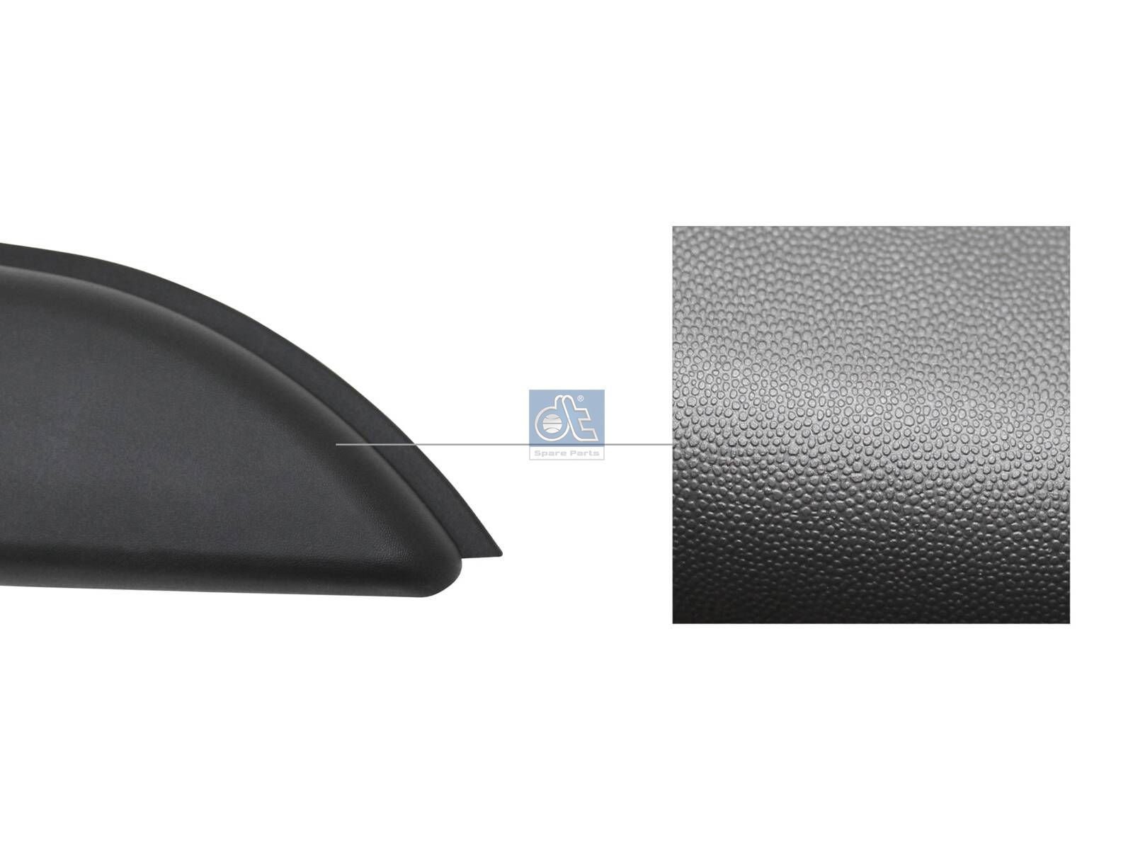 DT Spare Parts 6.00087 Cover moulding, lateral, right