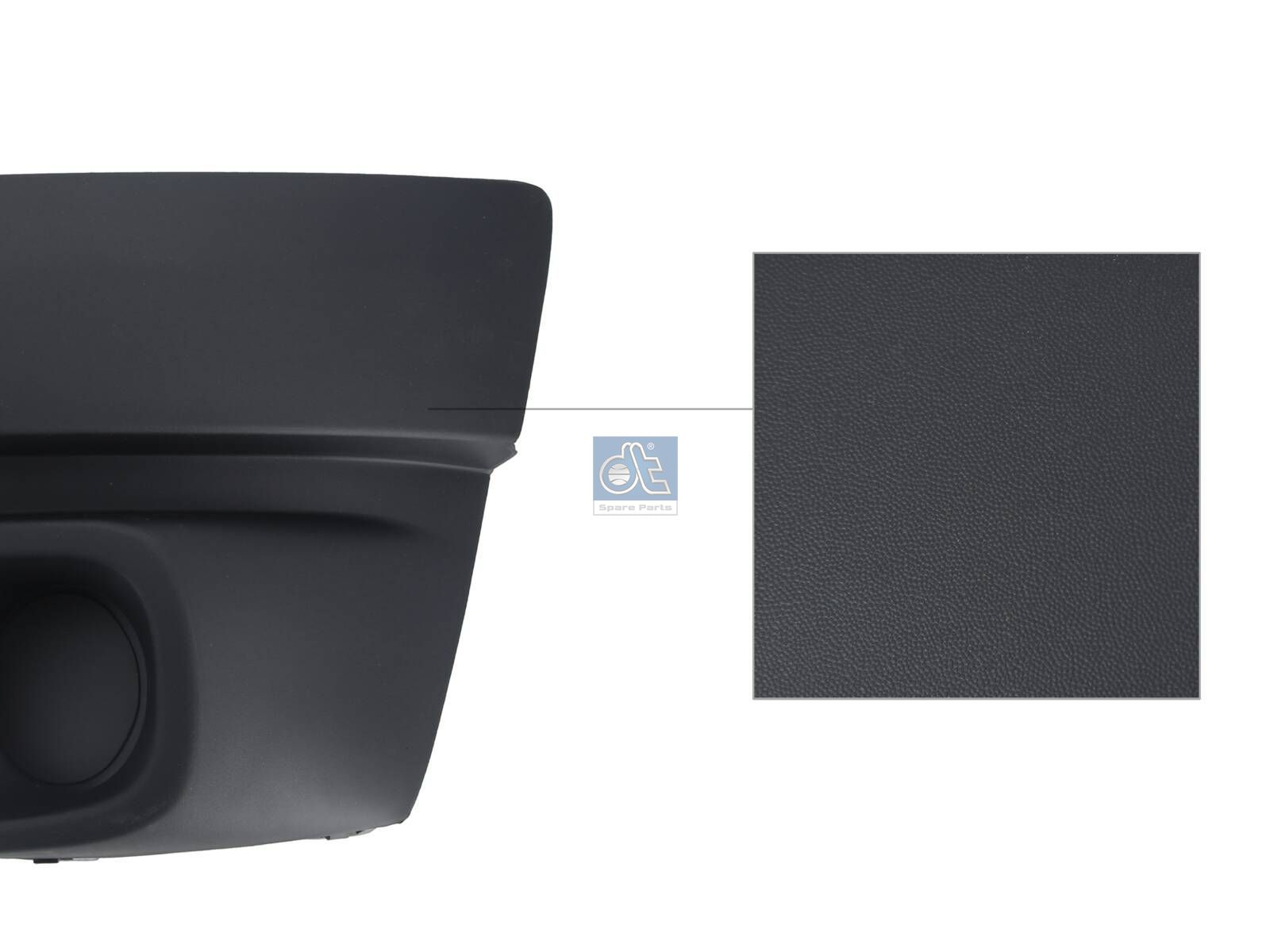 DT Spare Parts 6.00206 Cover, bumper, left