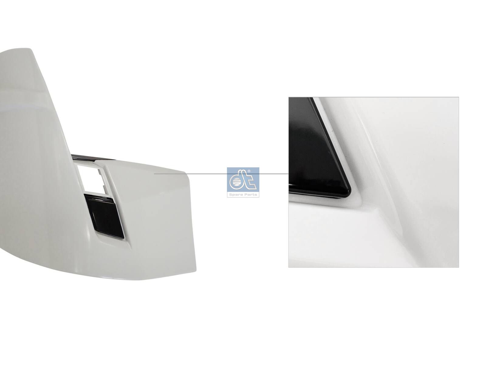 DT Spare Parts 6.00265 Cover, headlamp, right