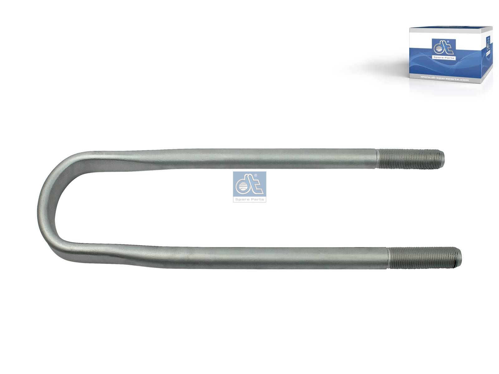 DT Spare Parts 6.11128 U-bolt, r: 30 mm, R: 70 mm, M24 x 2, LTh: 80 mm, L: 450 mm, w: 101 mm