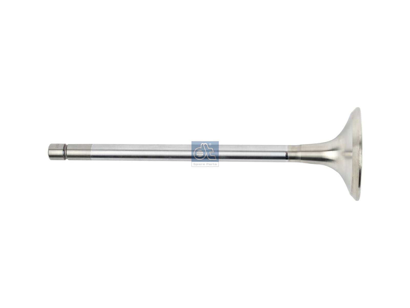 DT Spare Parts 6.22074 Exhaust valve, D1: 9 mm, D2: 48 mm, L: 163.1 mm, α: 45 °