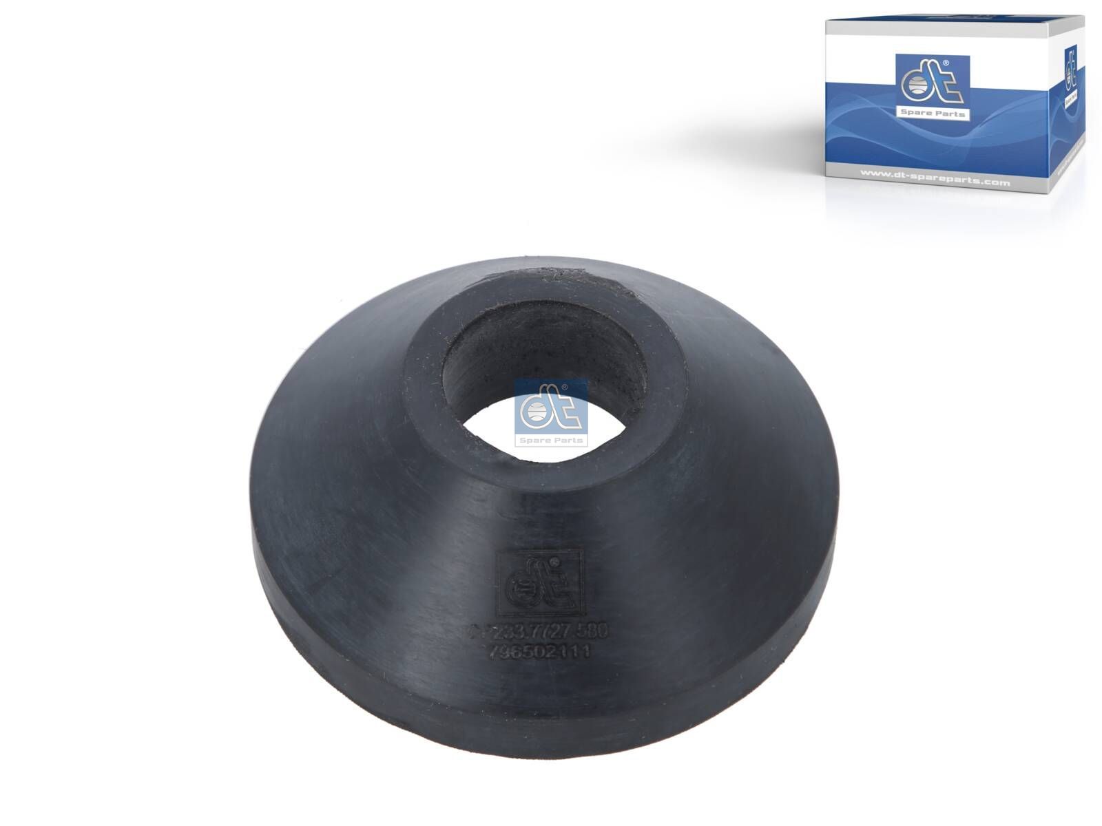 DT Spare Parts 6.28580 Rubber buffer, engine suspension, front, d: 27 mm, D: 79 mm, H: 29 mm