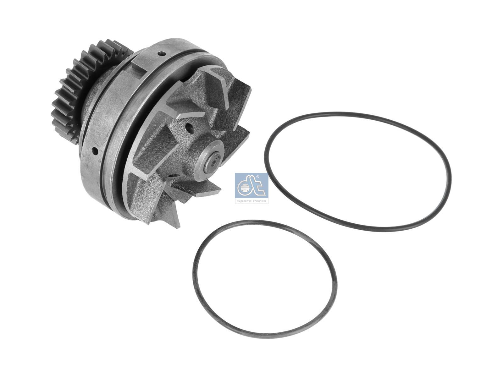 DT Spare Parts 6.30002 Water pump, DI: 114.5 mm, L: 99.6 mm, 27 teeth