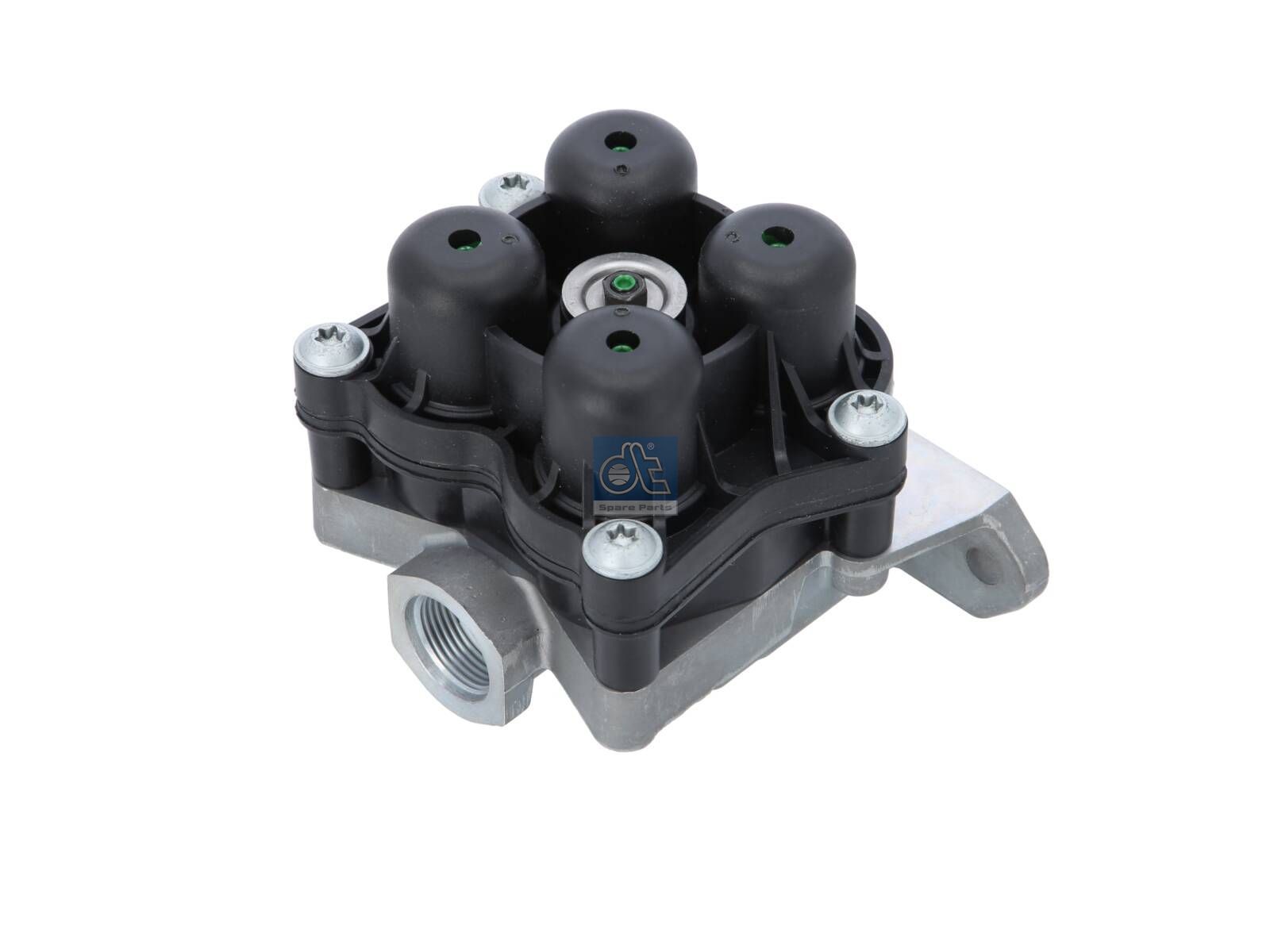 DT Spare Parts 6.65055 4-circuit-protection valve, M22 x 1,5, max. 20 bar, Po21: 7 bar, Po22: 7 bar, Po23: 7.3 bar, Po24: 7 bar, Pc21: 5 bar, Pc22: 5 bar, Pc23: 5 bar, Pc24: 5 bar
