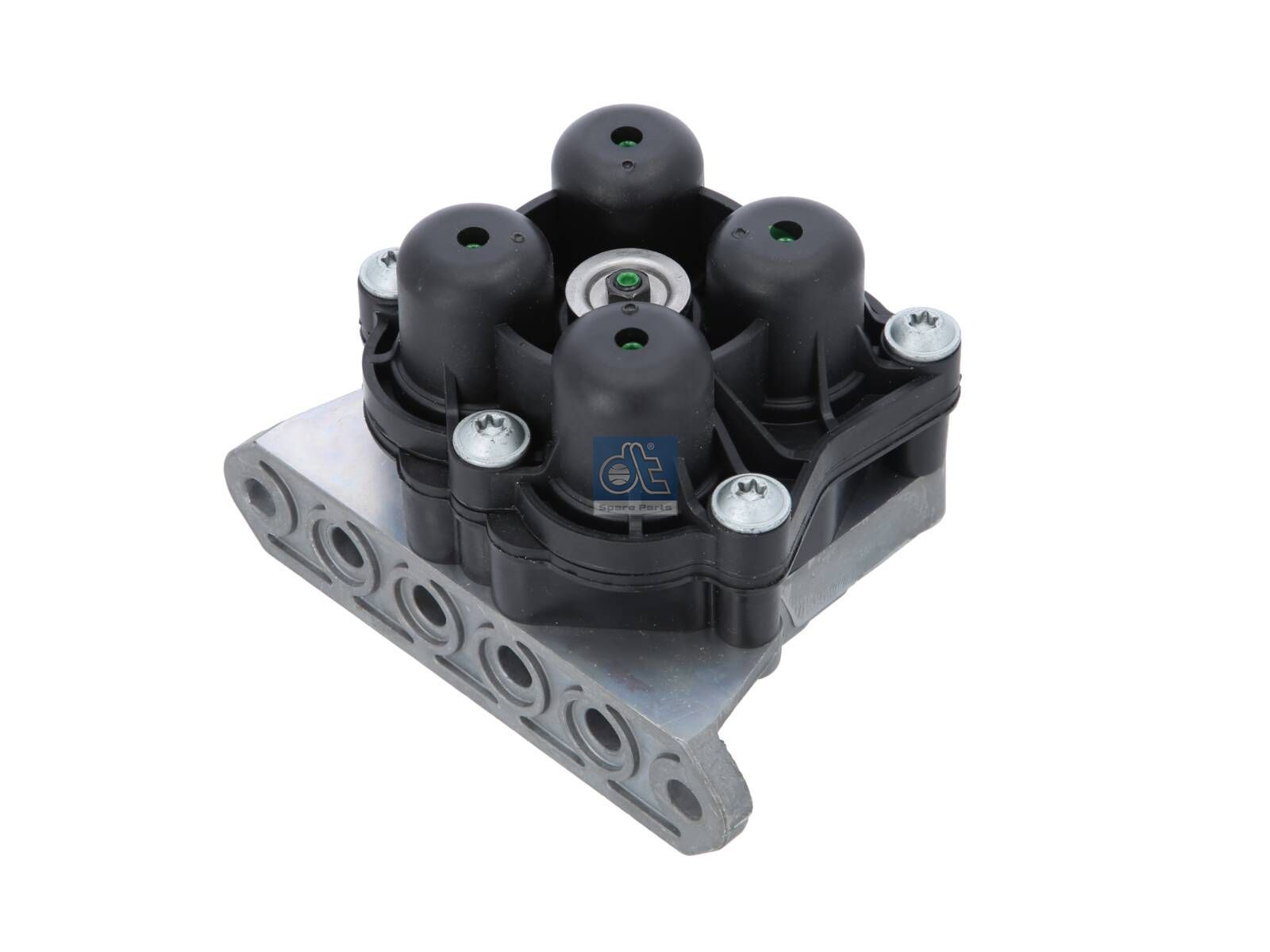 DT Spare Parts 6.65055 4-circuit-protection valve, M22 x 1,5, max. 20 bar, Po21: 7 bar, Po22: 7 bar, Po23: 7.3 bar, Po24: 7 bar, Pc21: 5 bar, Pc22: 5 bar, Pc23: 5 bar, Pc24: 5 bar
