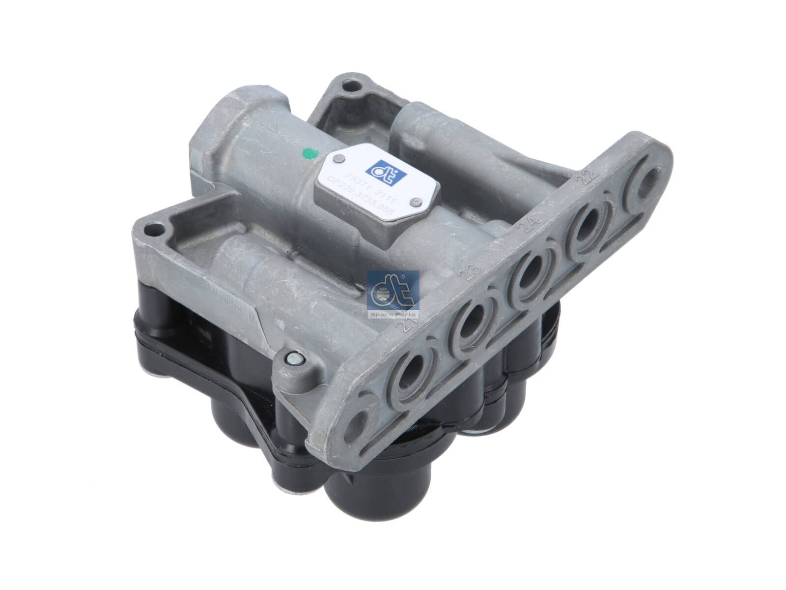 DT Spare Parts 6.65055 4-circuit-protection valve, M22 x 1,5, max. 20 bar, Po21: 7 bar, Po22: 7 bar, Po23: 7.3 bar, Po24: 7 bar, Pc21: 5 bar, Pc22: 5 bar, Pc23: 5 bar, Pc24: 5 bar
