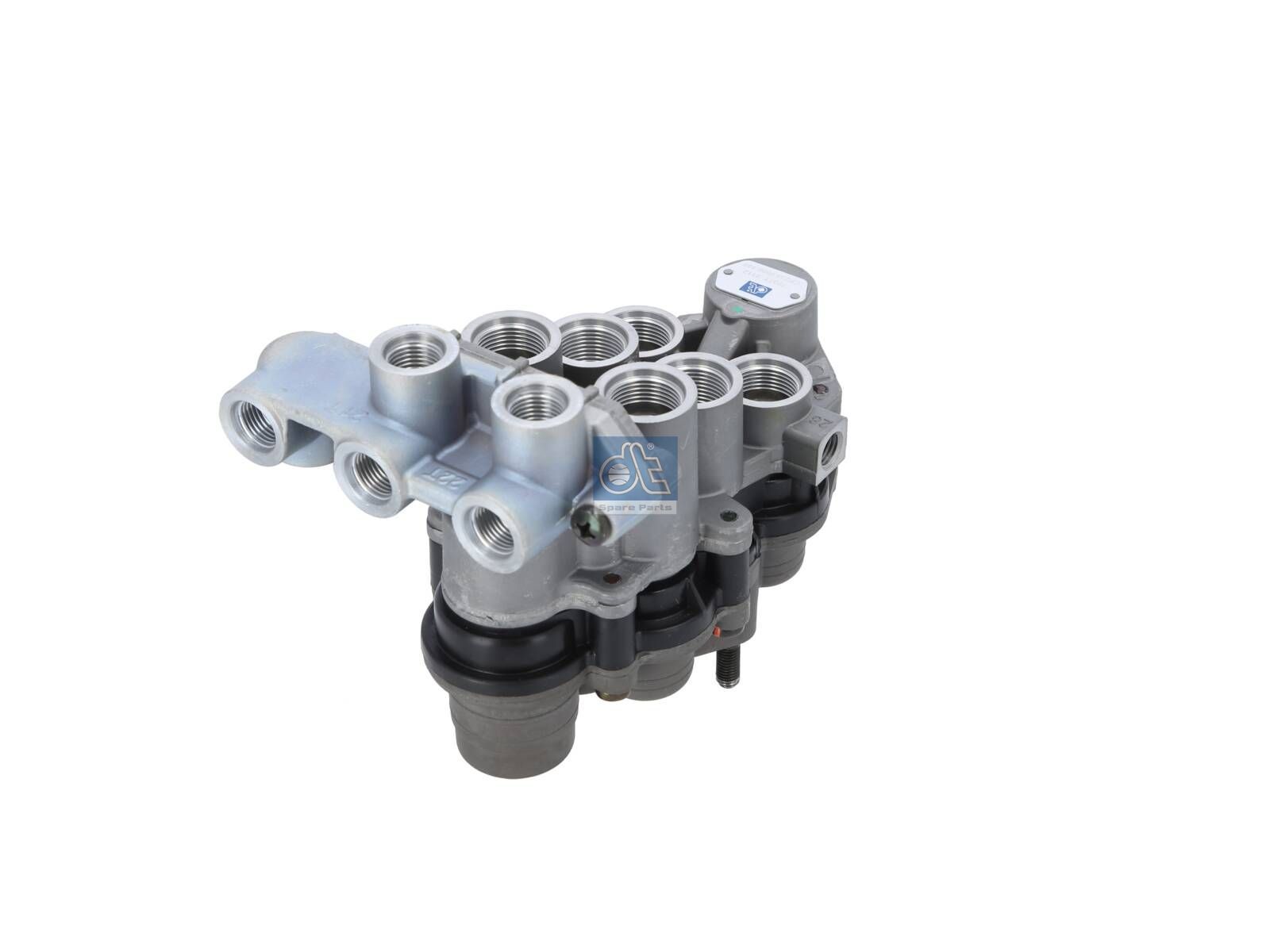 DT Spare Parts 6.65140 4-circuit-protection valve, M12 x 1,5, M16 x 1,5, M22 x 1,5, Po21: 7 bar, Po22: 7 bar, Po23: 7.3 bar, Po24: 7 bar, Pc21: 4.5 bar, Pc22: 4.5 bar, Pc23: 4.5 bar, Pc24: 4.5 bar