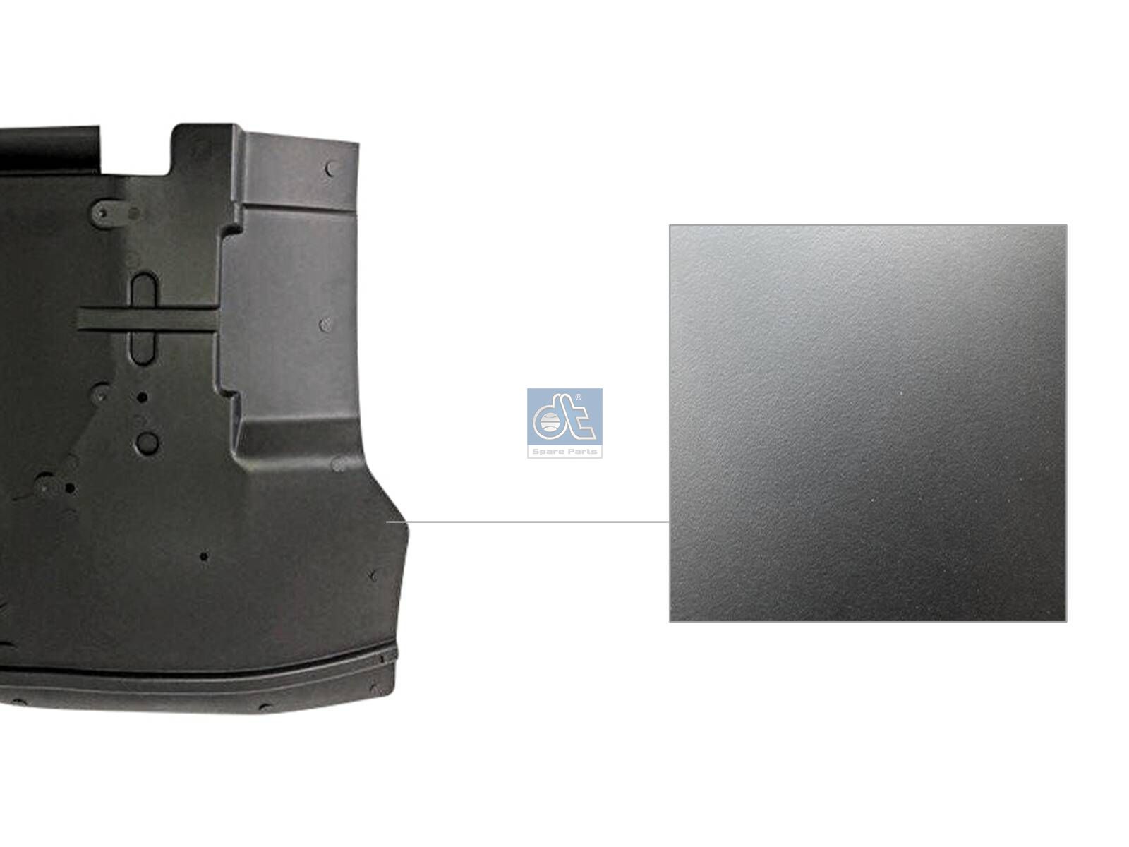DT Spare Parts 6.70151 Dirt deflector, right