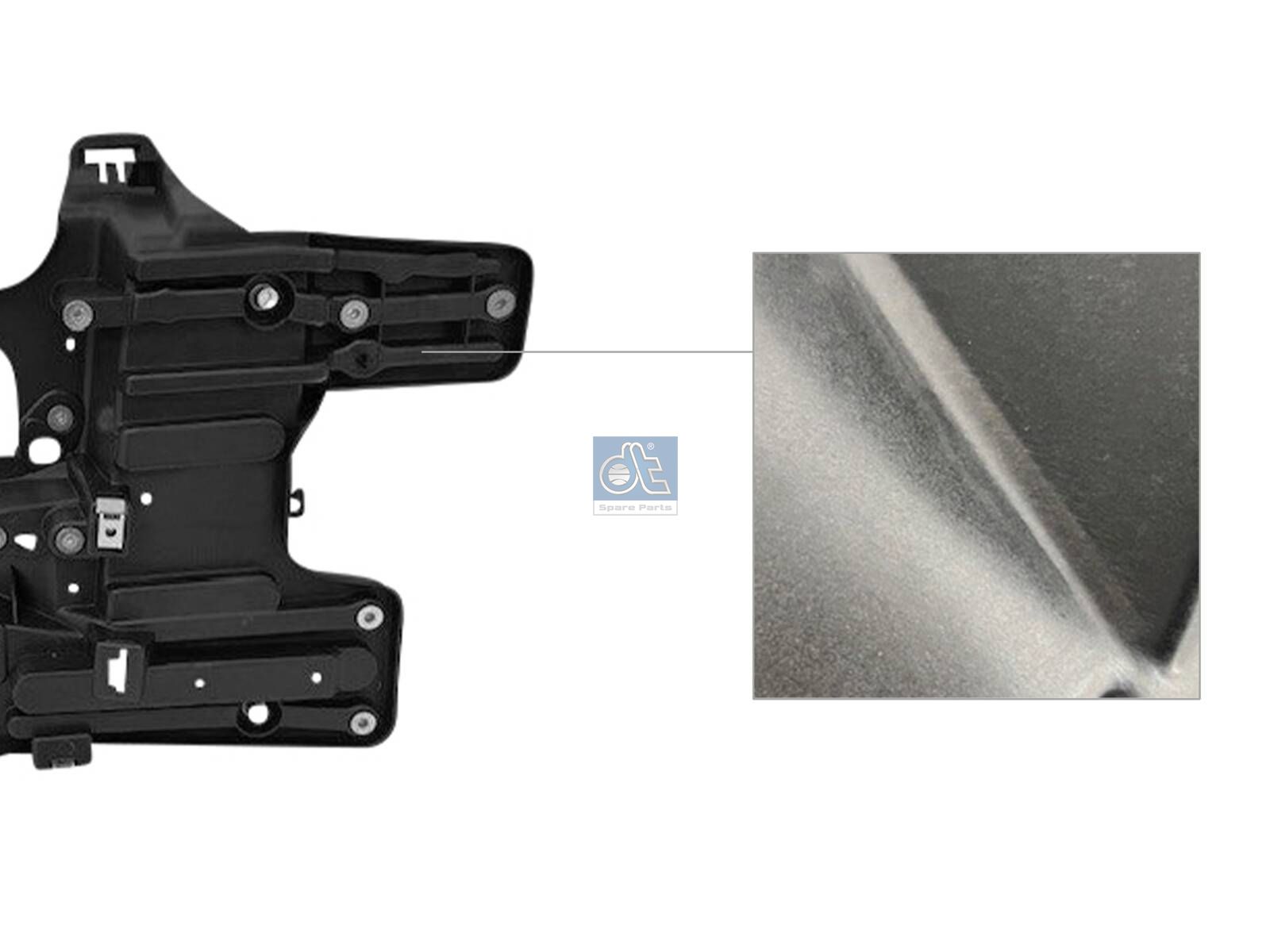 DT Spare Parts 6.70257 Bumper part, right