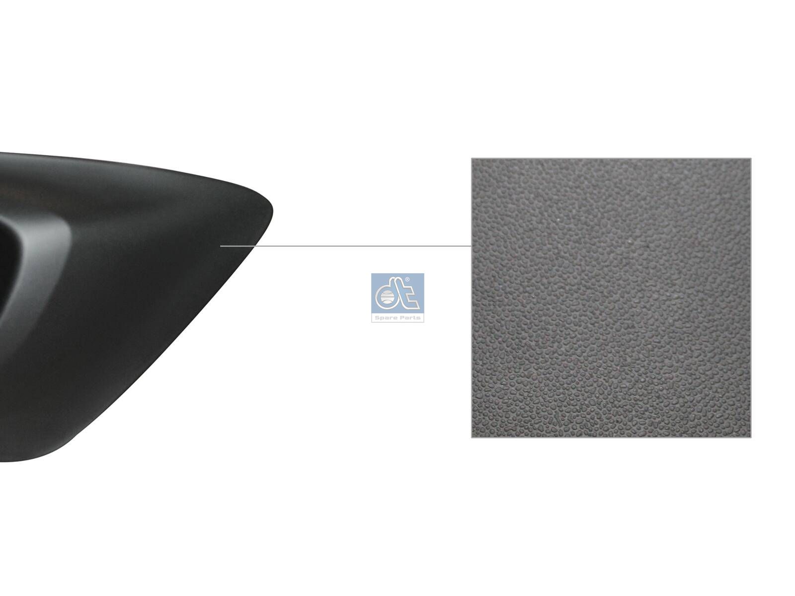 DT Spare Parts 6.70348 Bumper cover, front, left