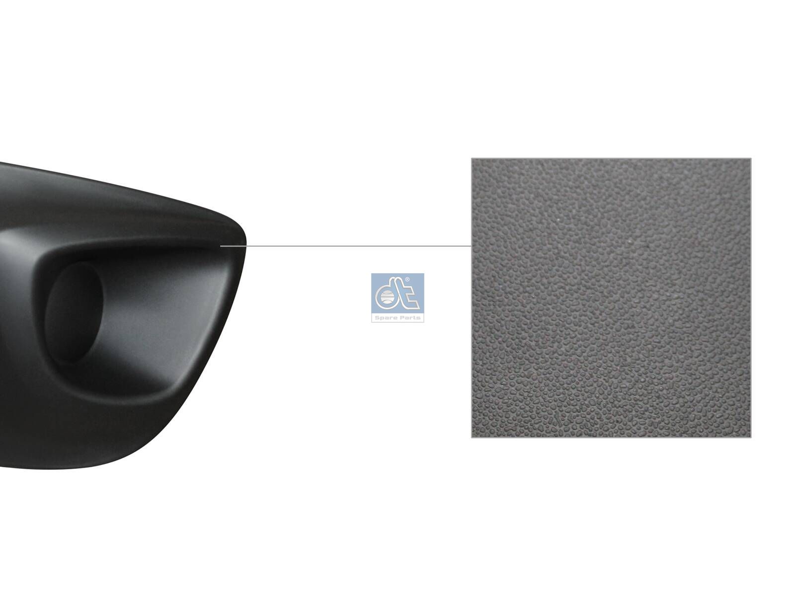 DT Spare Parts 6.70349 Bumper cover, front, right