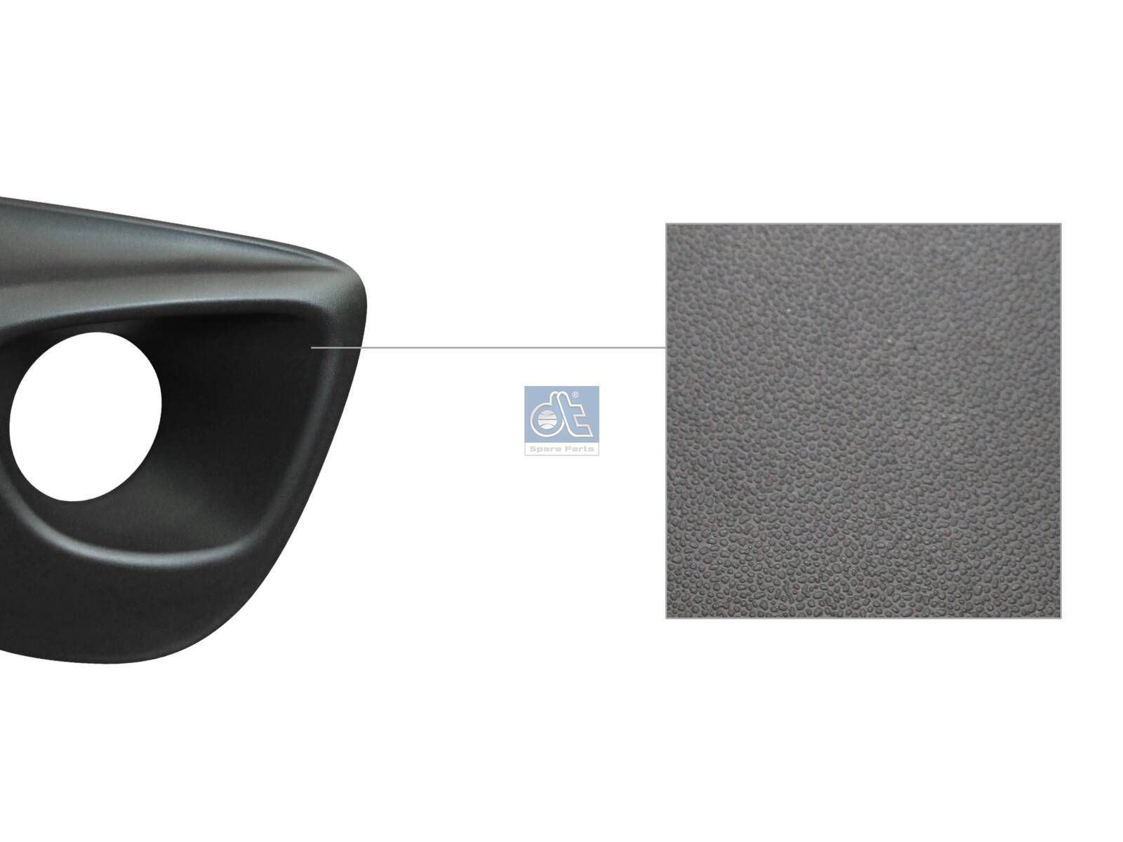 DT Spare Parts 6.70353 Bumper cover, front, right