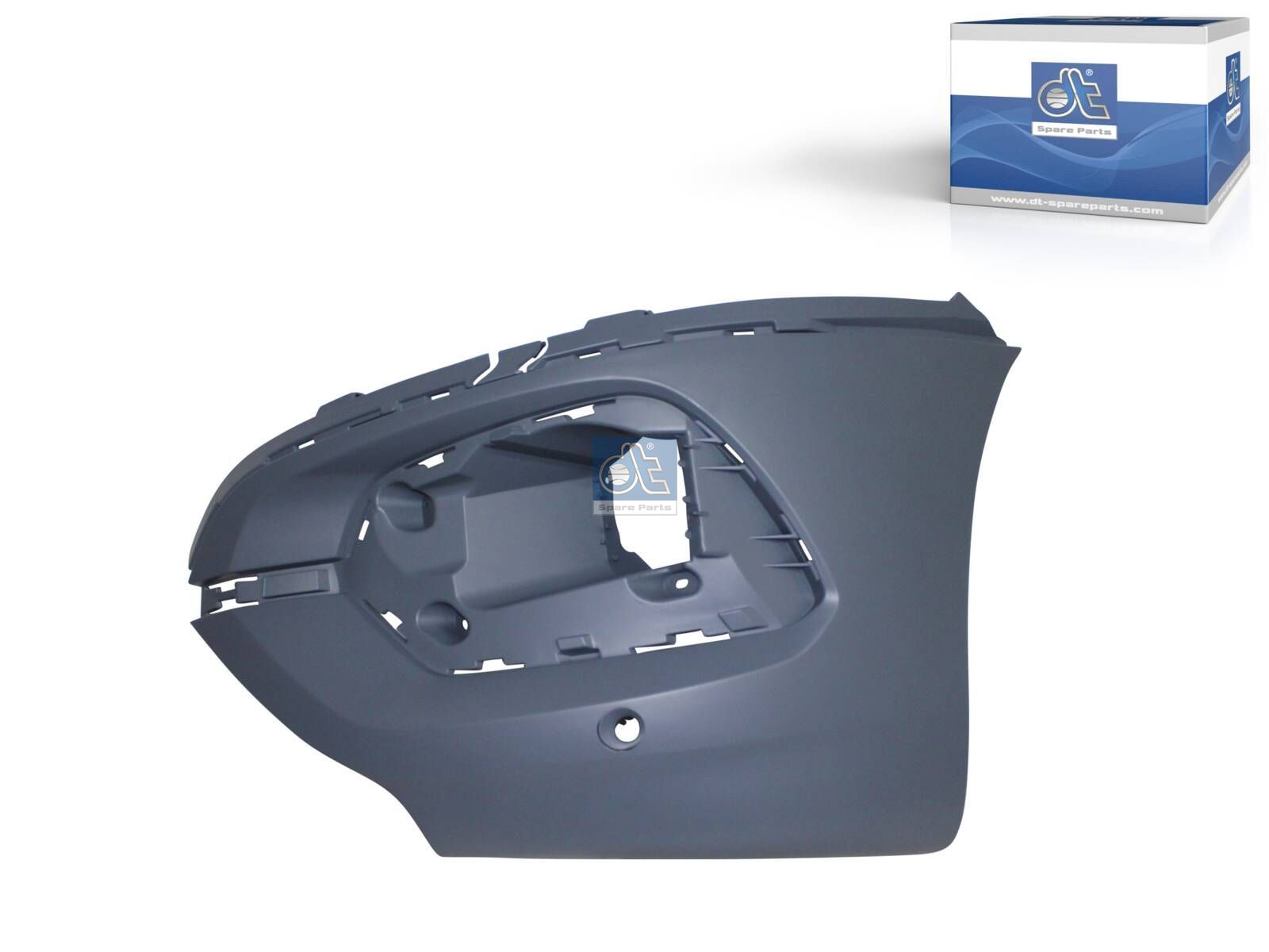 DT Spare Parts 6.70369 Bumper corner, front, left, primed