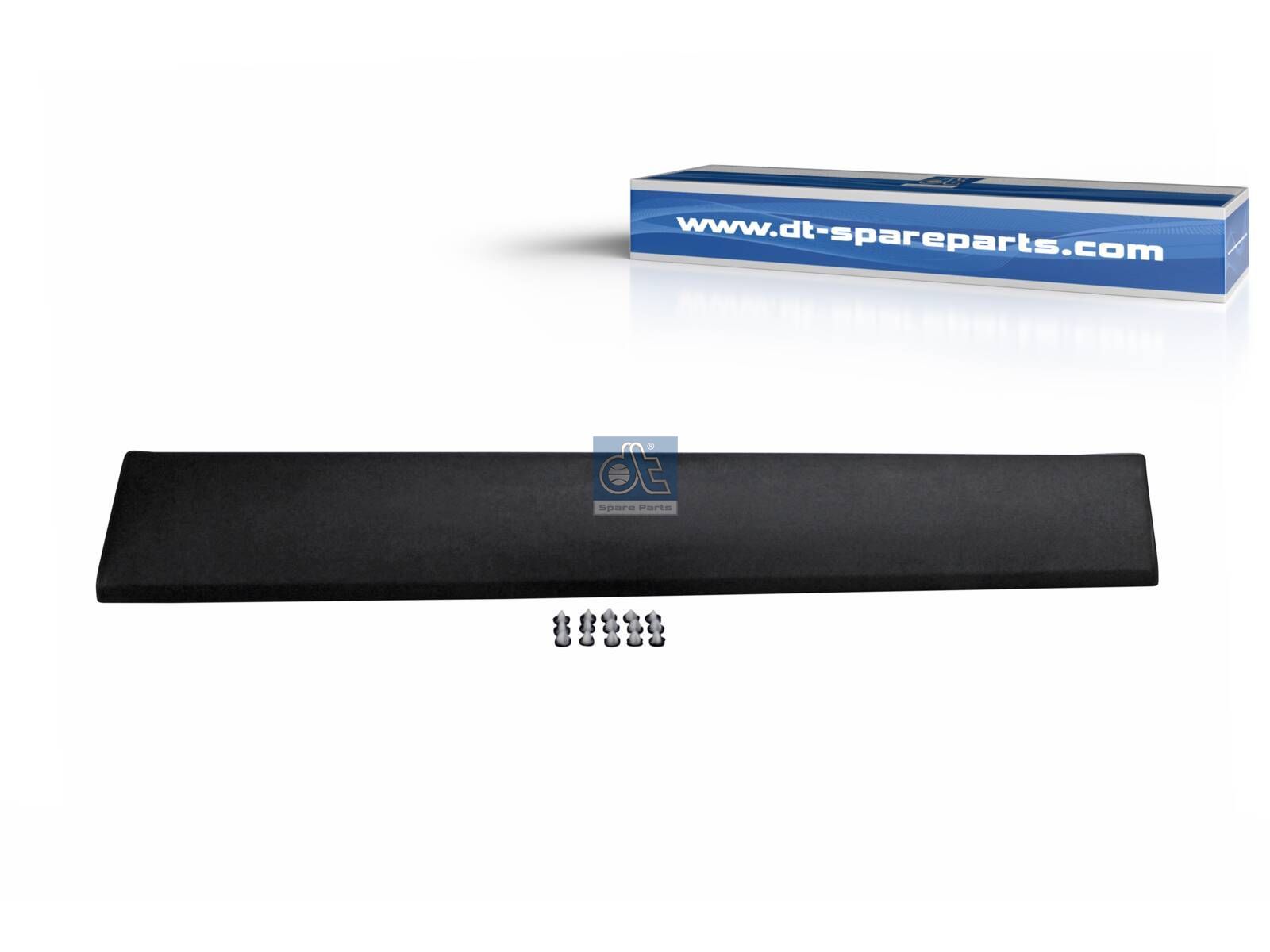 DT Spare Parts 6.70522 Cover moulding, lateral, left, black