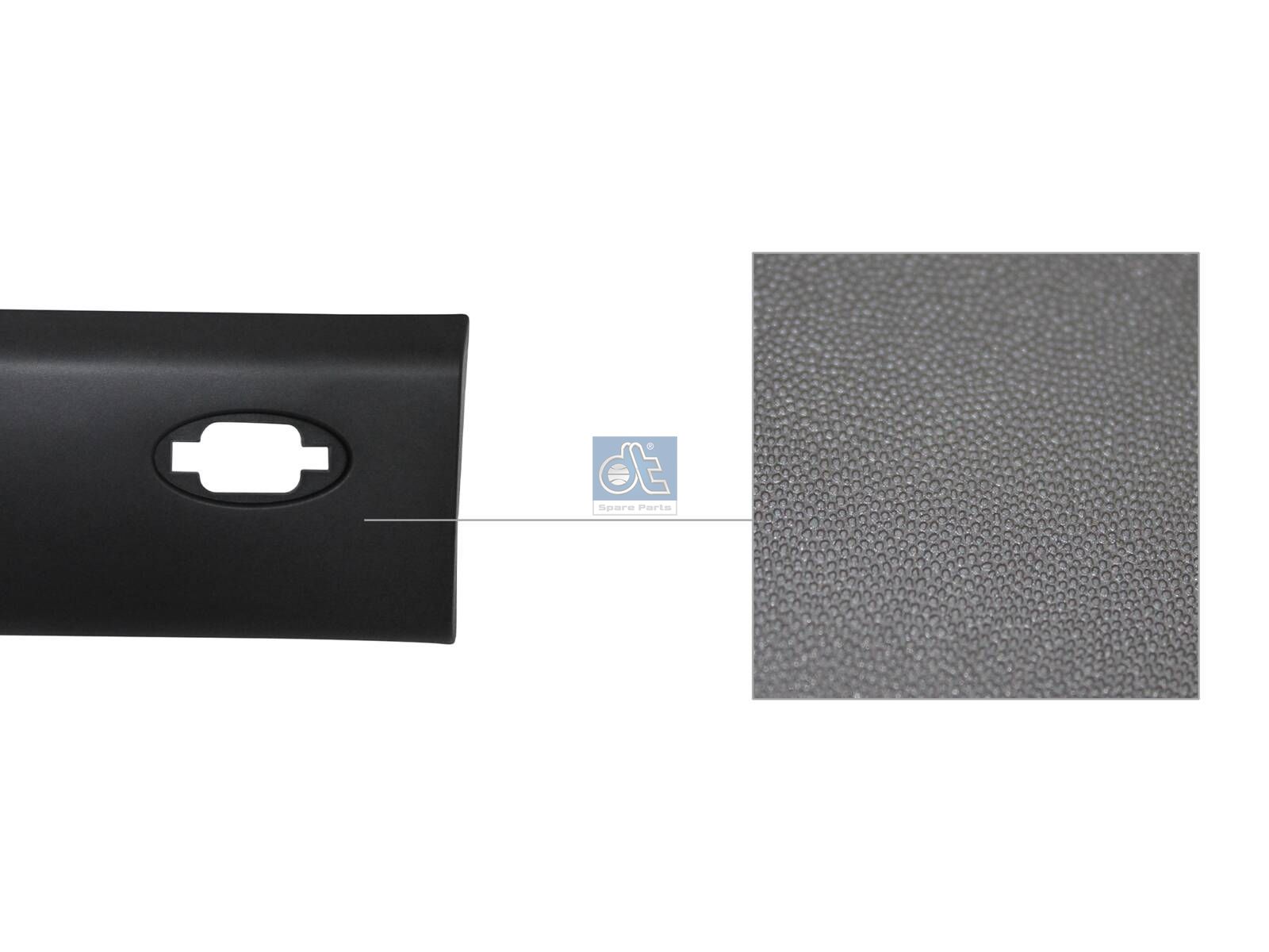 DT Spare Parts 6.70610 Cover moulding, right