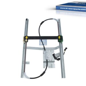 DT Spare Parts 6.72121 Window regulator, right, electrical, with motor