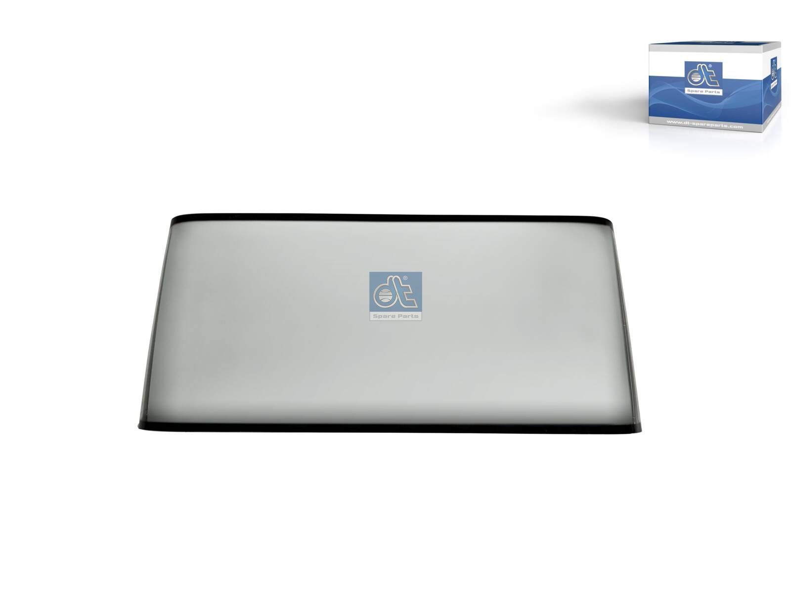 DT Spare Parts 6.72270 Windshield, tinted green, single package, L: 2661 mm, W: 1050 mm