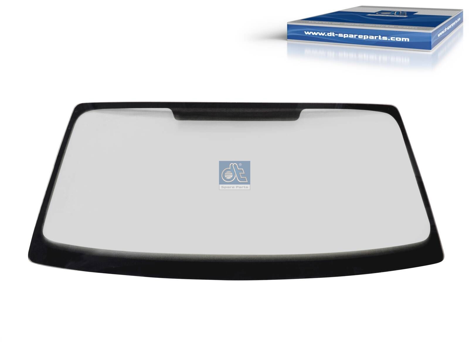 DT Spare Parts 6.72274 Windshield, tinted green, single package, L: 1745 mm, W: 876 mm