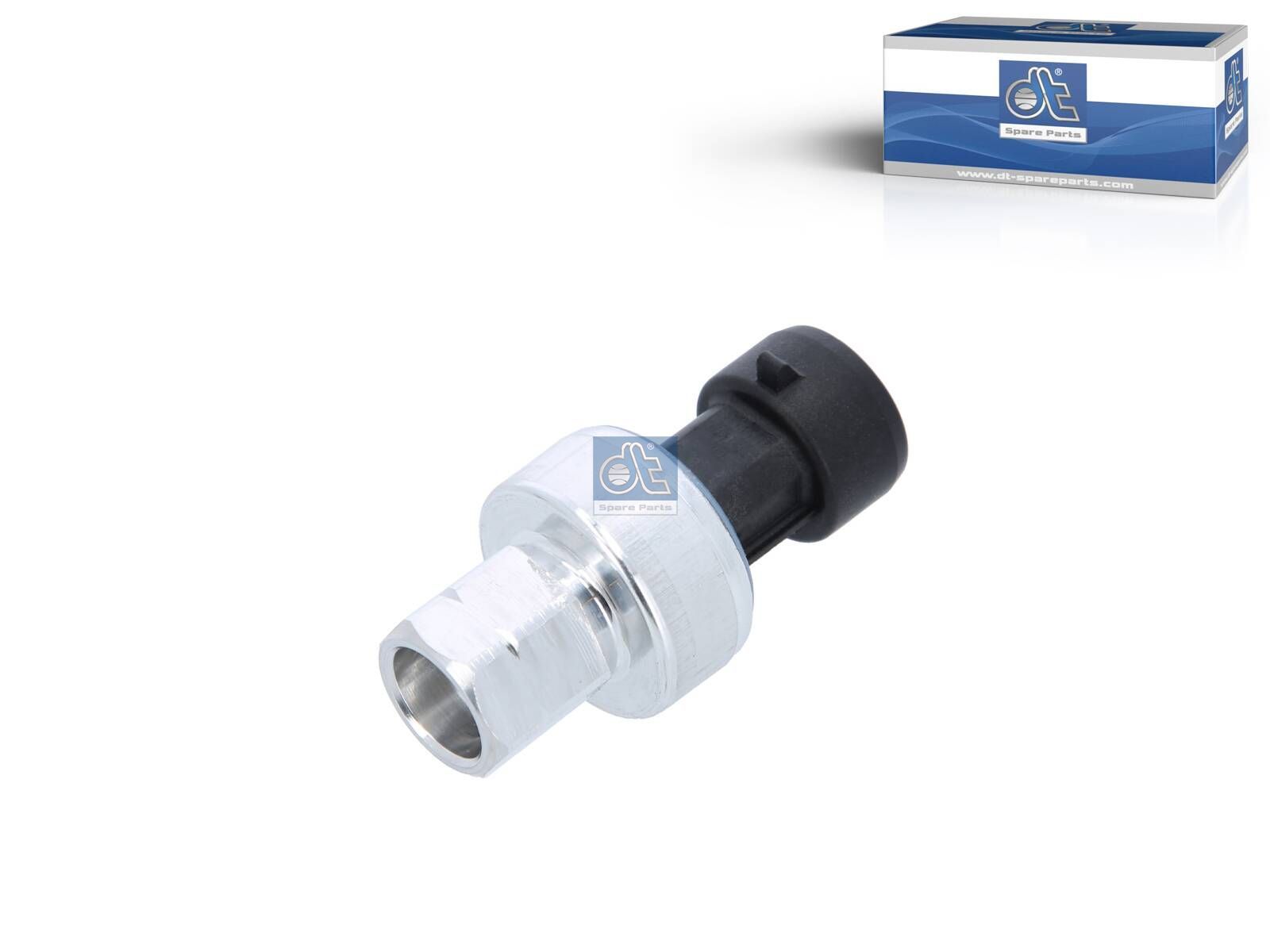 DT Spare Parts 6.73203 Pressure sensor, air conditioning, 12 V, M10 x 1,25, SW: 14, 3 poles