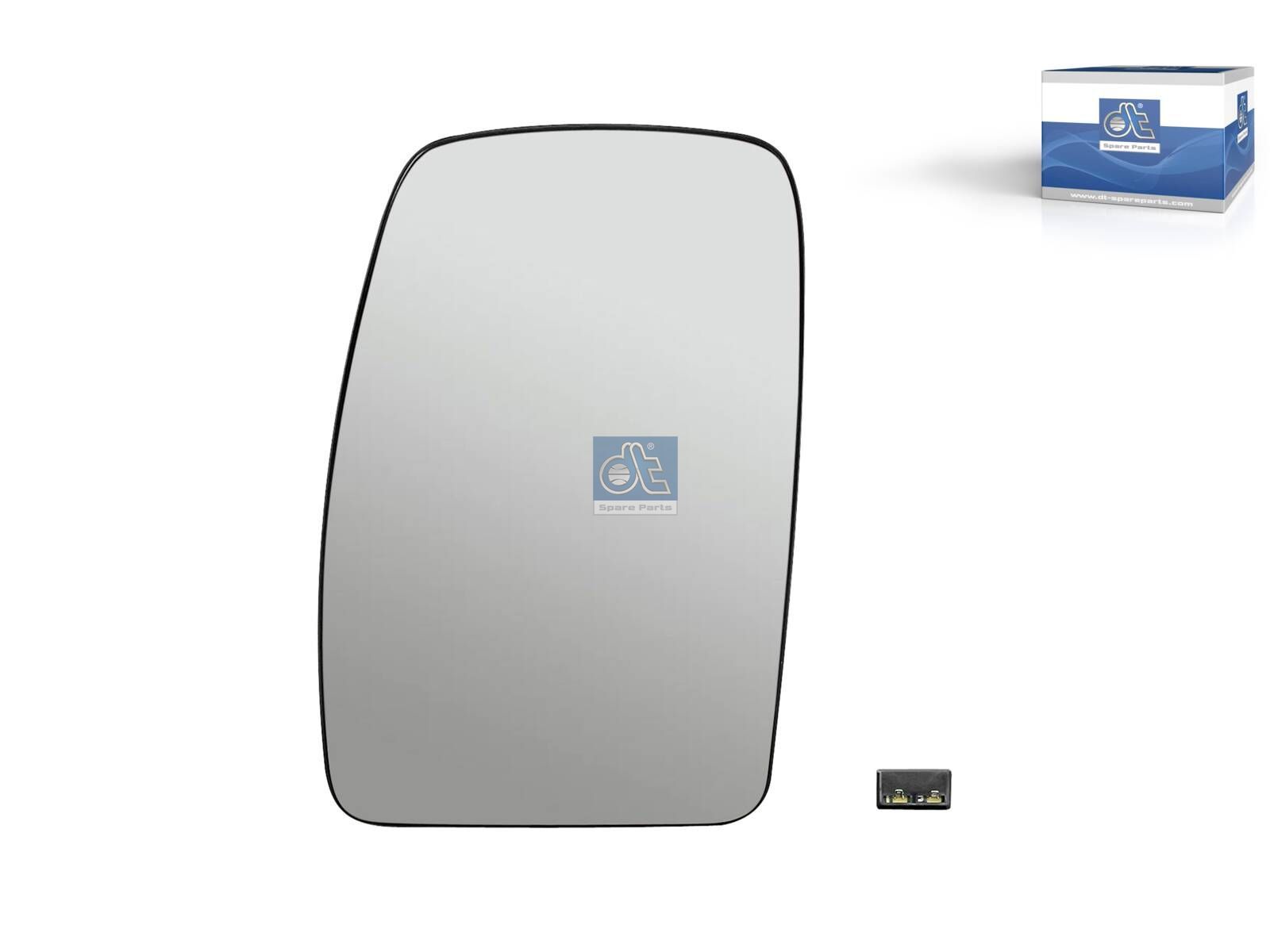 DT Spare Parts 6.75113 Mirror glass, main mirror, left, heatable, W: 191 mm, H: 264 mm