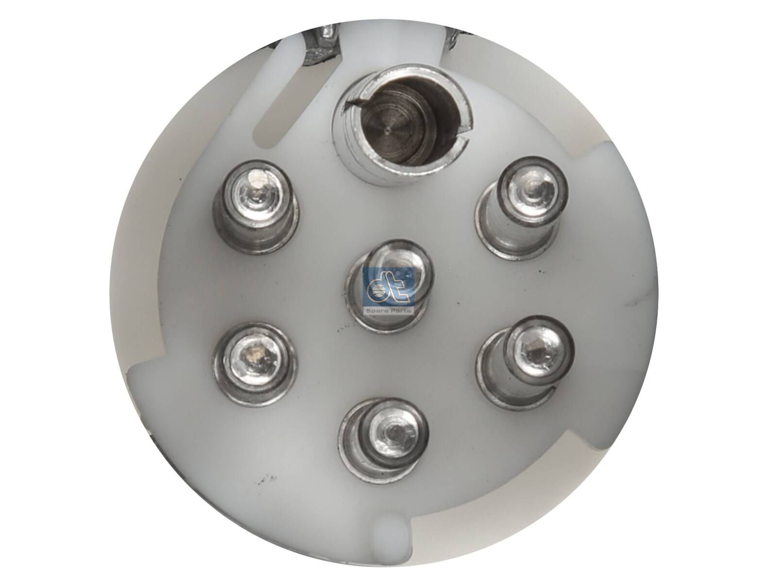 DT Spare Parts 6.81960 Socket, aluminium, flat connector, 24 V, Type S, ISO 3731, 7 poles