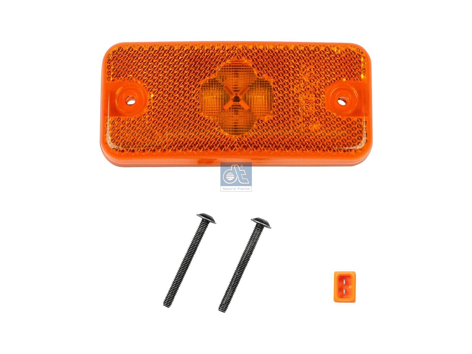DT Spare Parts 6.85052 Side marking lamp, orange
