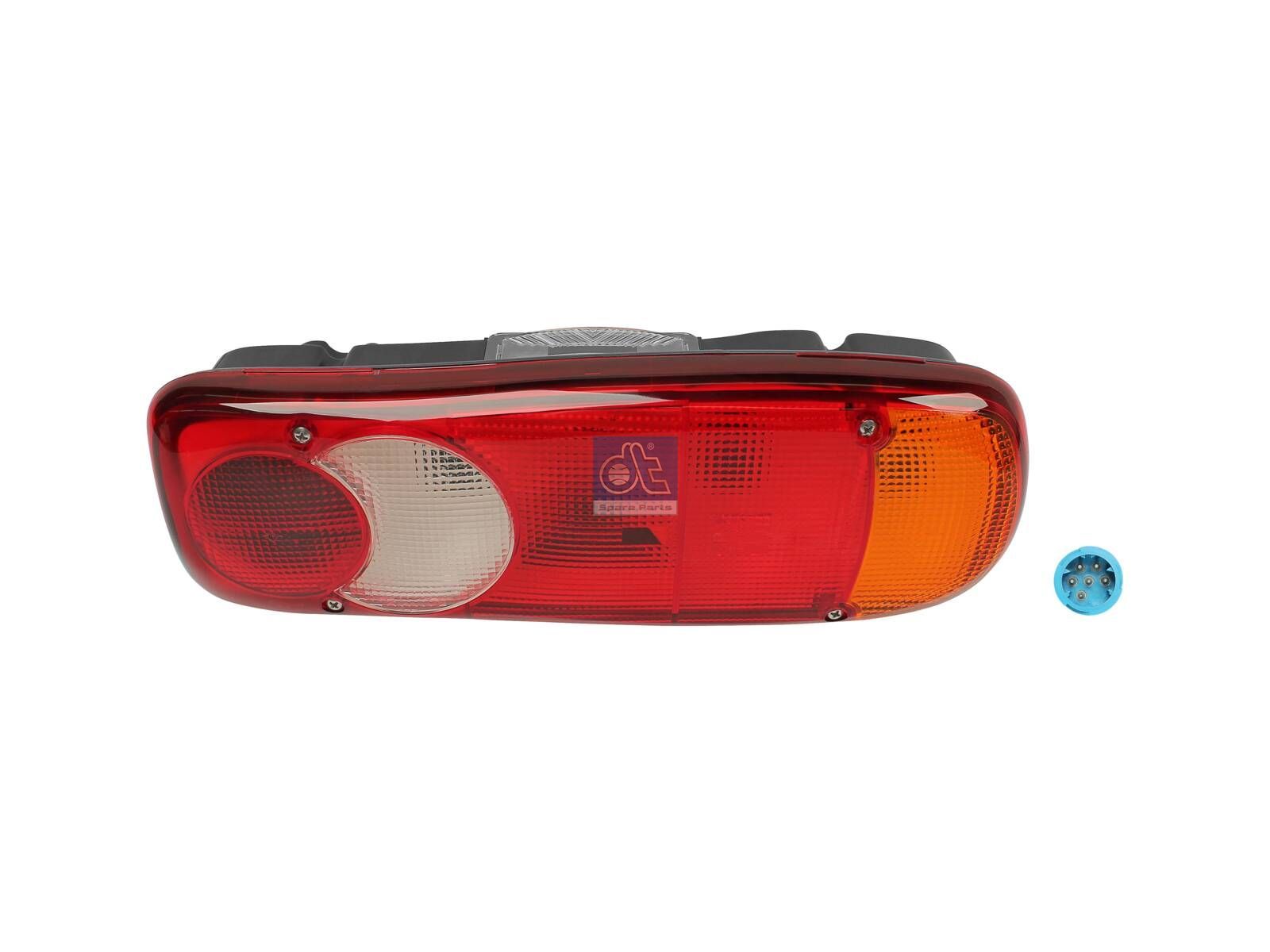 DT Spare Parts 6.86054 Tail lamp, left, with license plate lamp