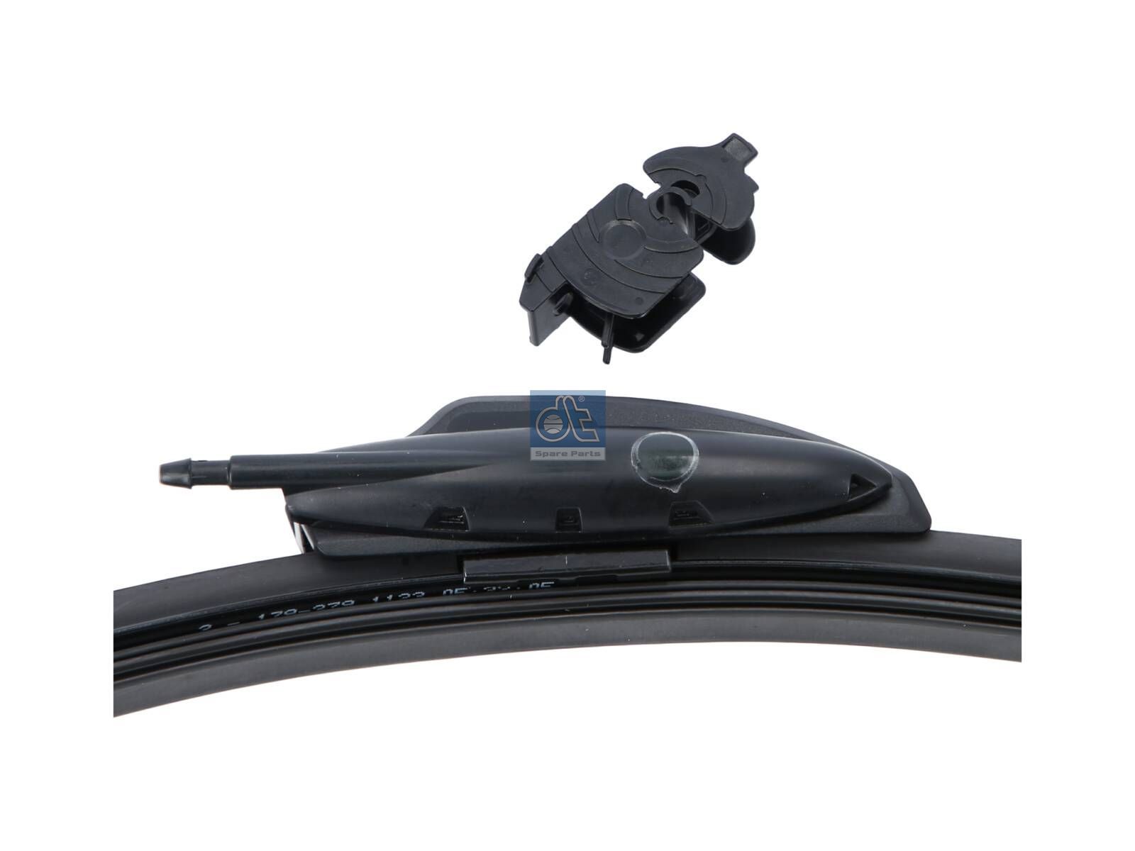 DT Spare Parts 6.88007 Wiper blade, with wiper nozzle, L: 650 mm
