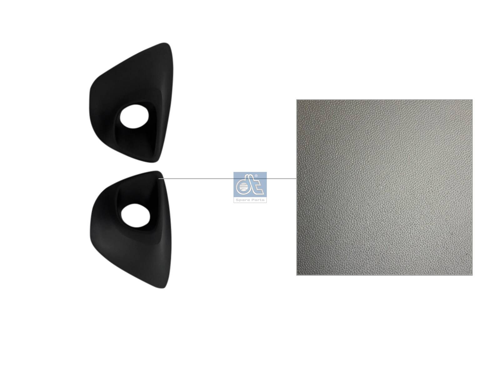 DT Spare Parts 6.90205 Kit, Bumper cover, front