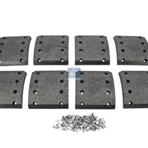 DT Spare Parts 6.95001 Drum brake lining kit, axle kit, W: 175 mm, S: 18.5 mm