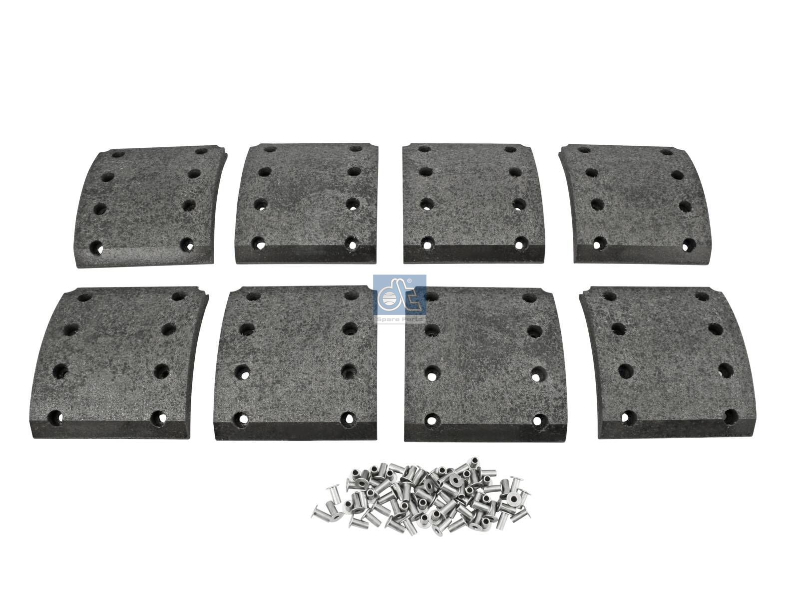 DT Spare Parts 6.95011 Drum brake lining kit, axle kit - oversize, W: 175 mm, S: 19.5 mm